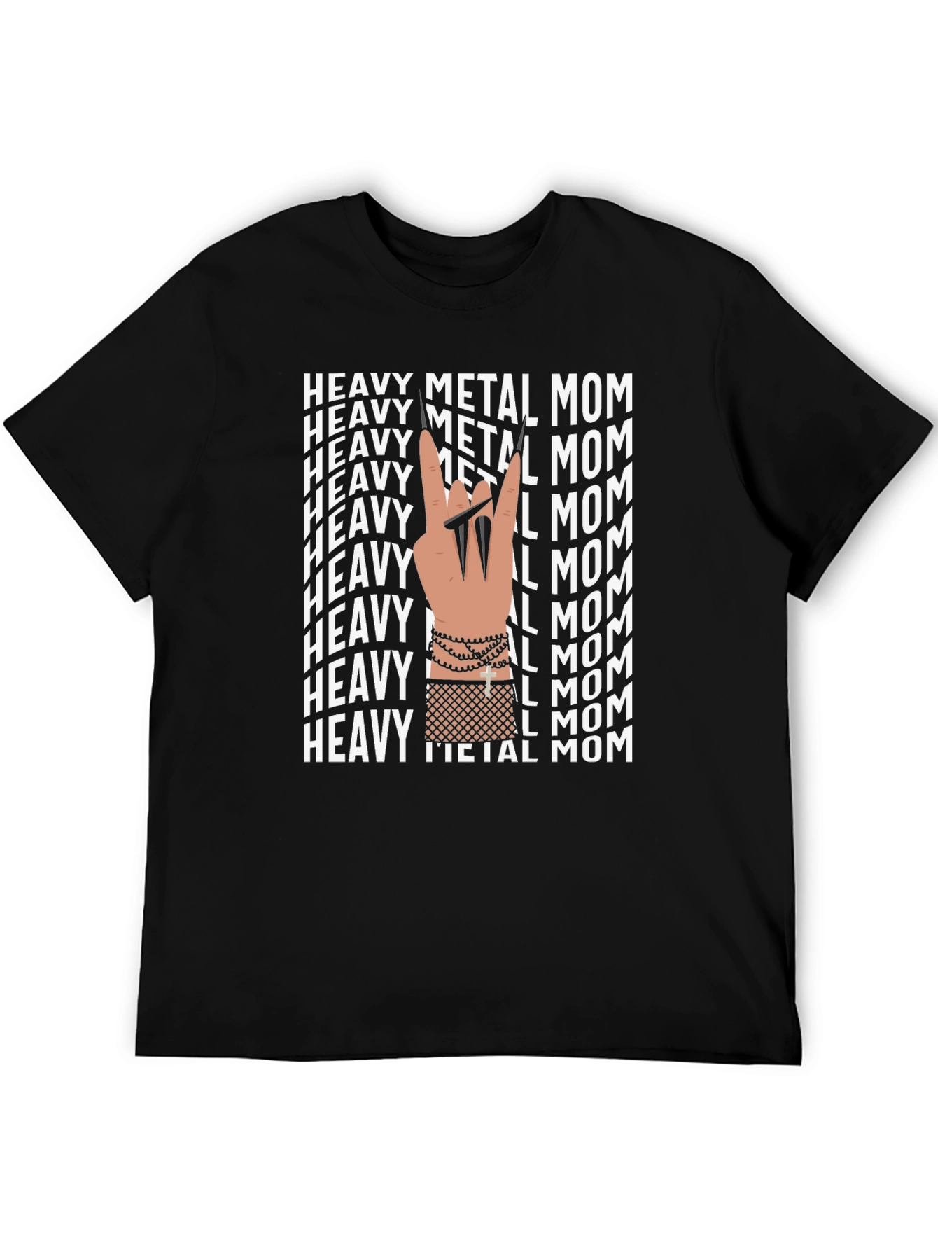 Heavy Metal Mom Graphic Tee Shirt