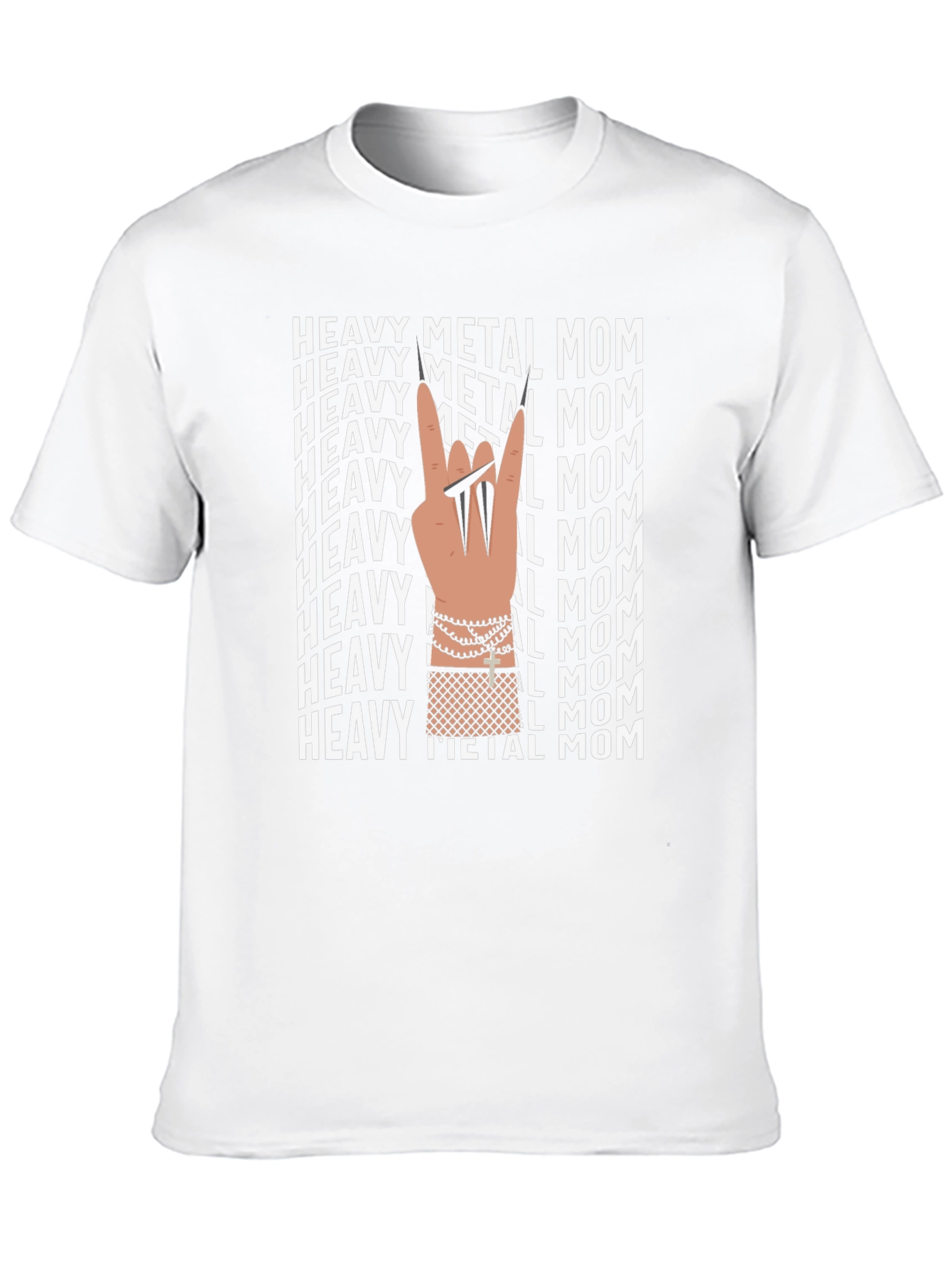Heavy Metal Mom Graphic Tee Shirt