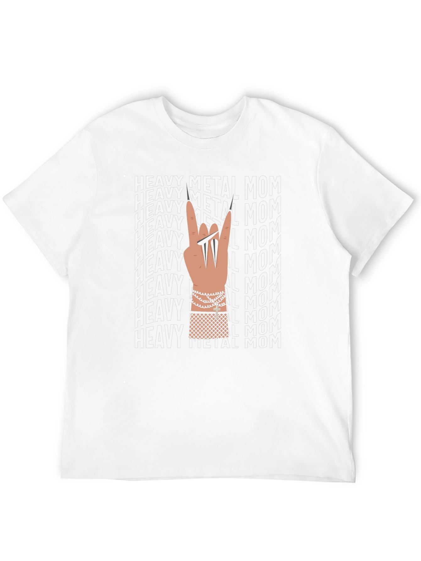 Heavy Metal Mom Graphic Tee Shirt