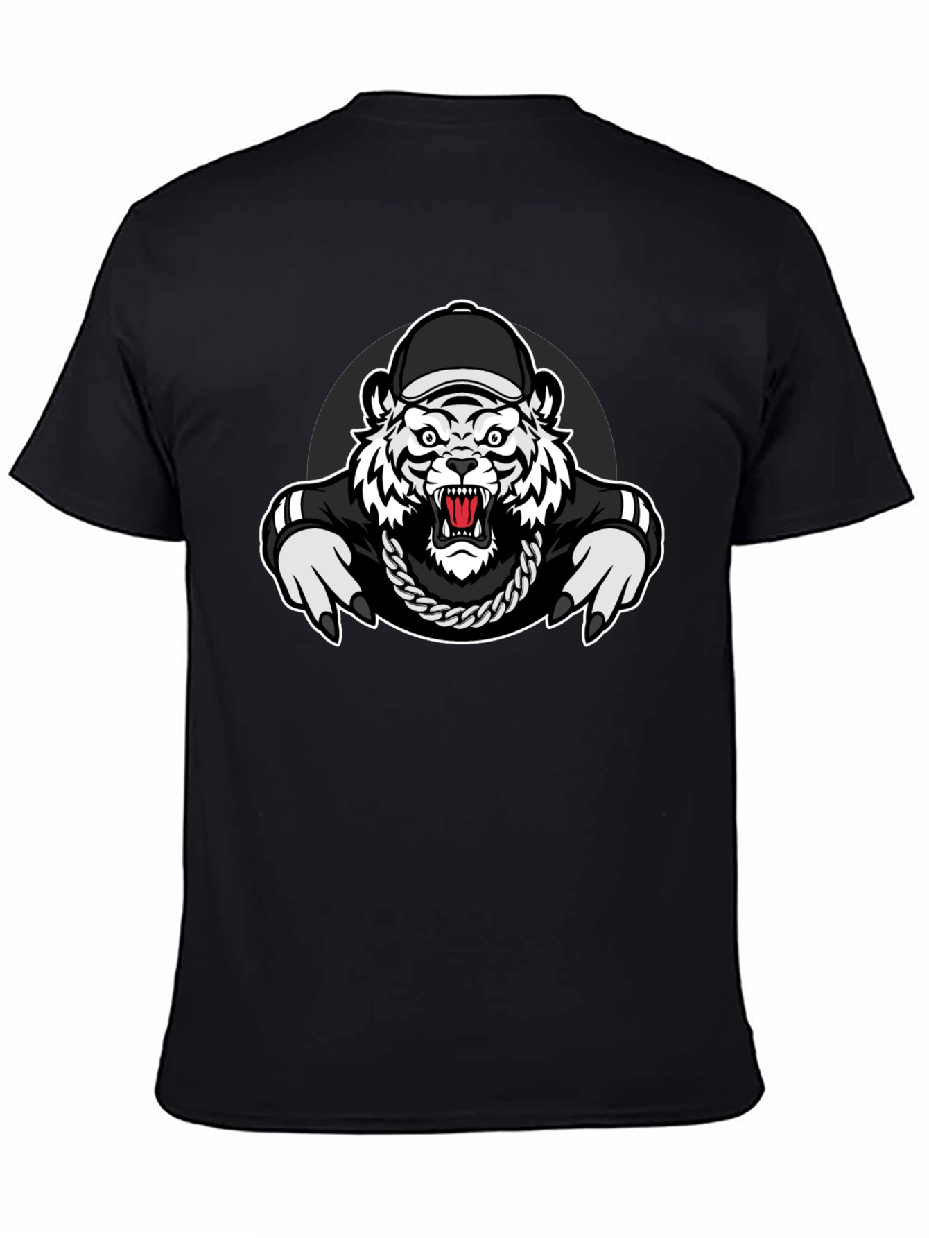 Tiger Graphic Black T-Shirt - Urban Style