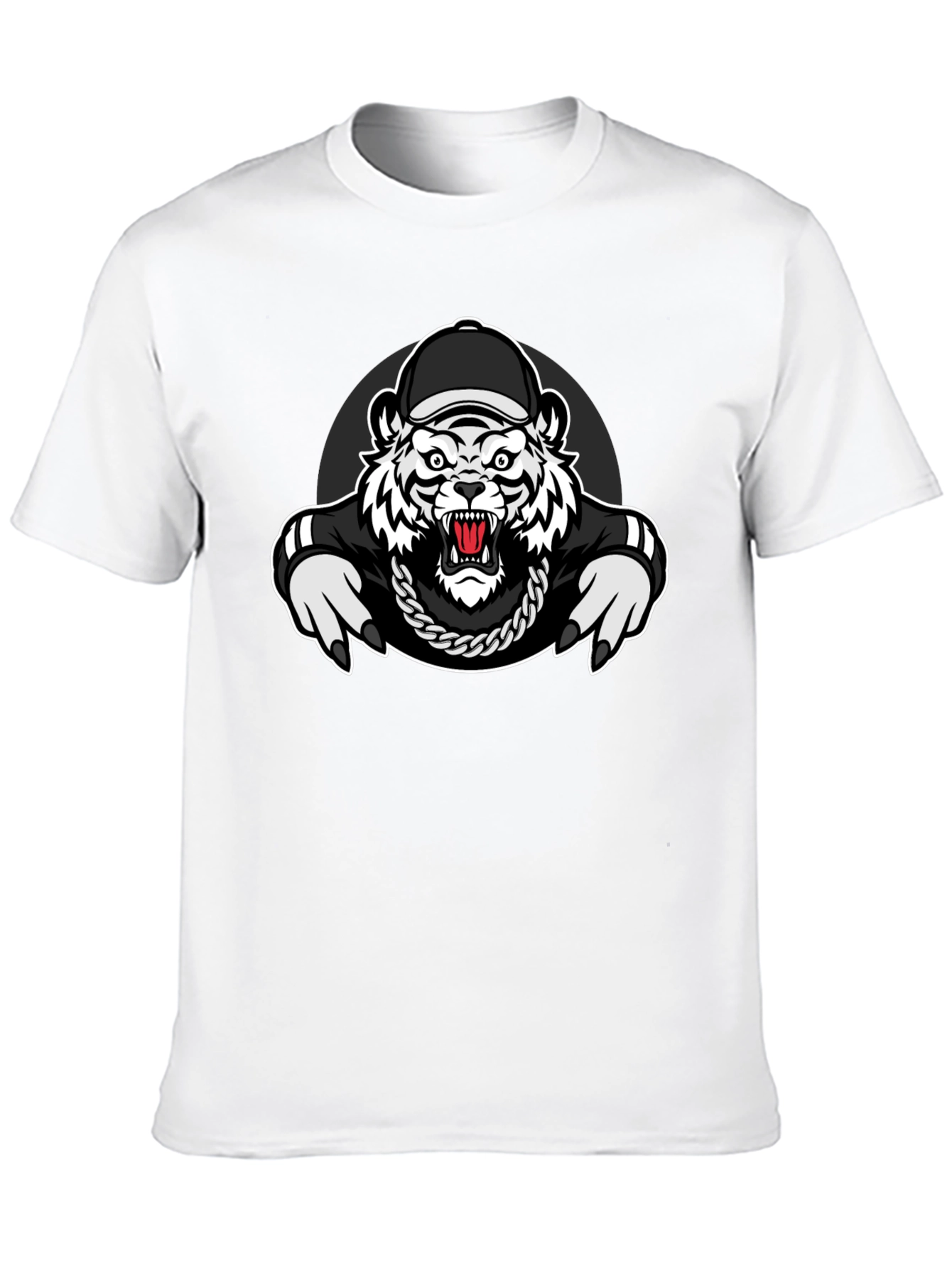 Tiger Graphic Black T-Shirt - Urban Style