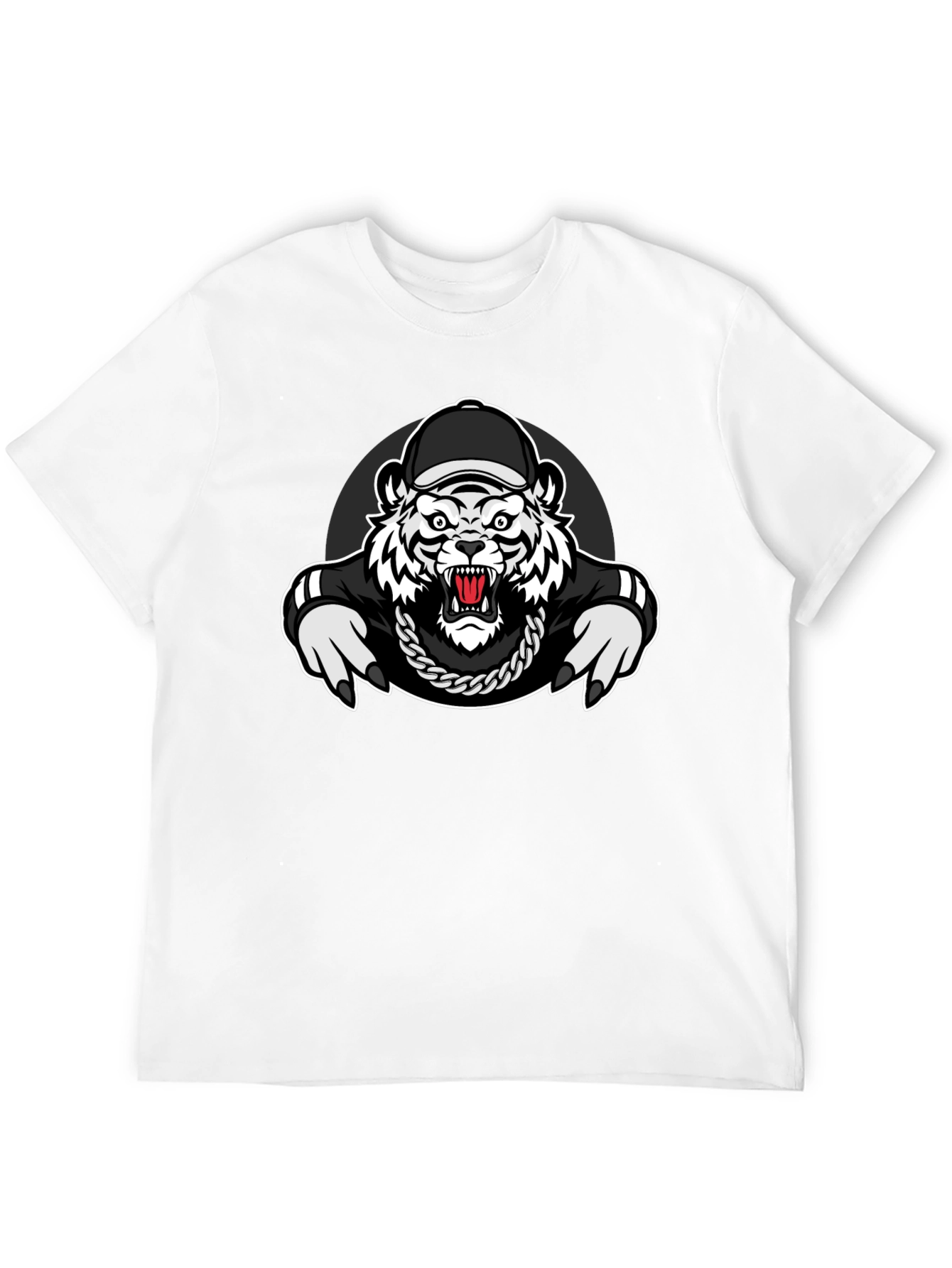 Tiger Graphic Black T-Shirt - Urban Style