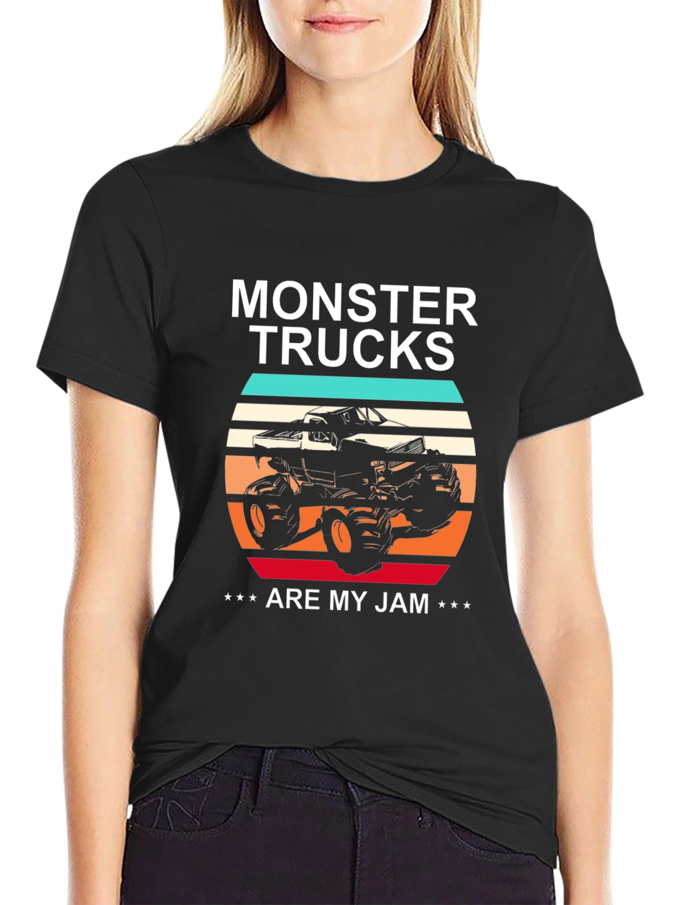 Monster Trucks Are My Jam Graphic T-Shirt