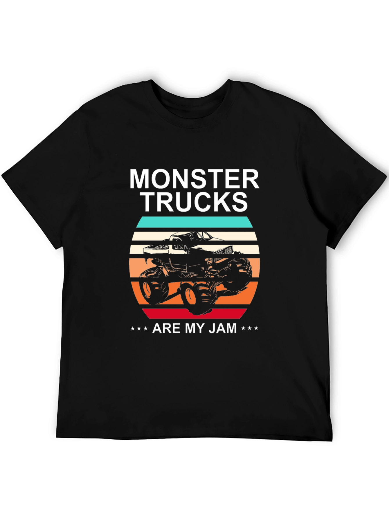 Monster Trucks Are My Jam Graphic T-Shirt