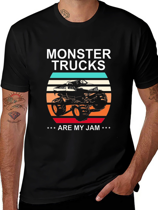 Monster Trucks Are My Jam Graphic T-Shirt