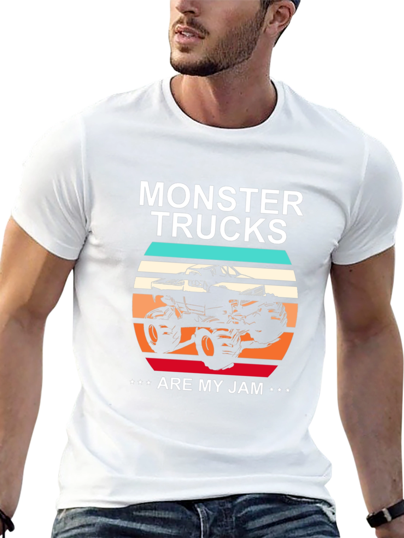 Monster Trucks Are My Jam Graphic T-Shirt