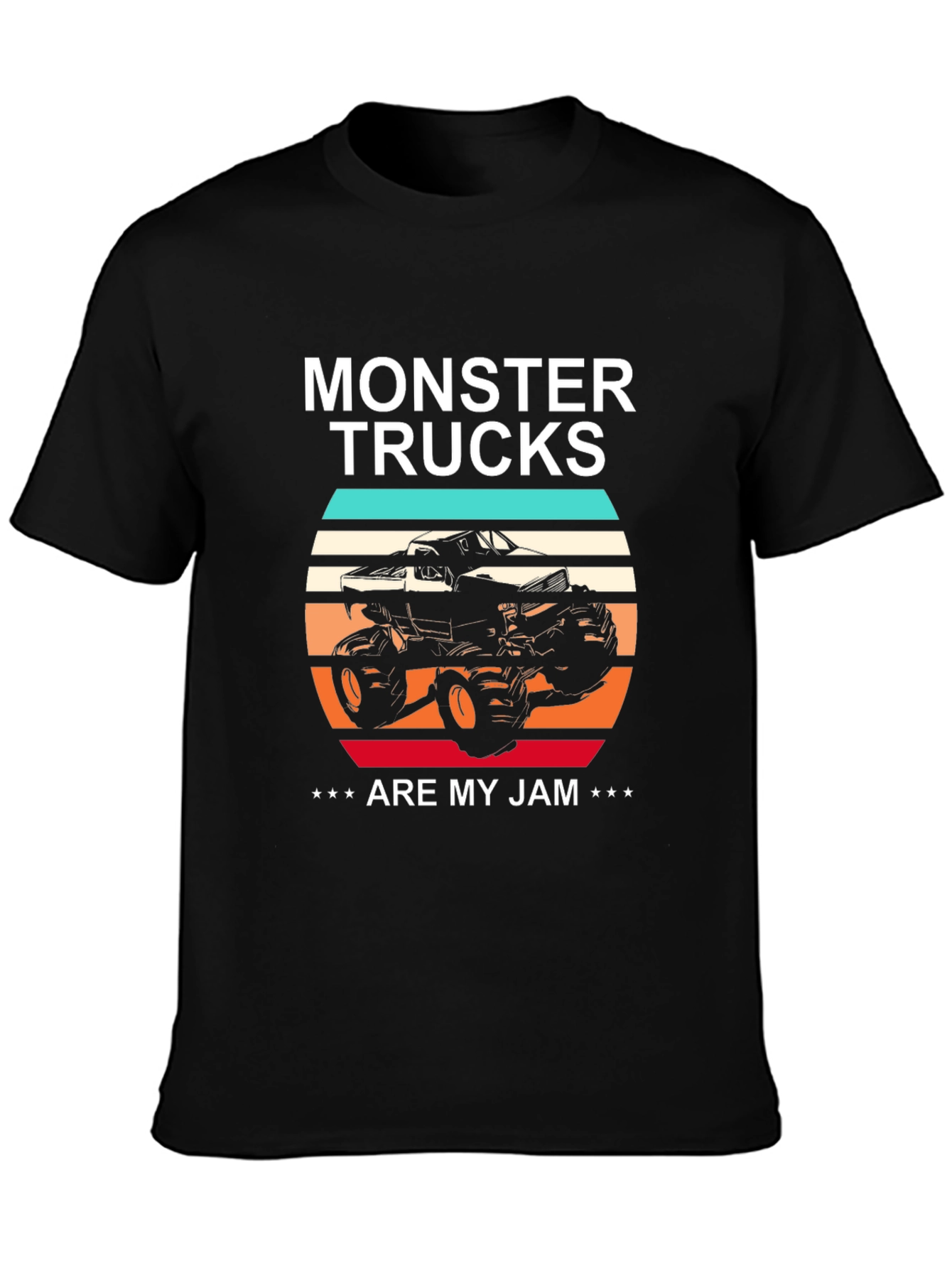 Monster Trucks Are My Jam Graphic T-Shirt