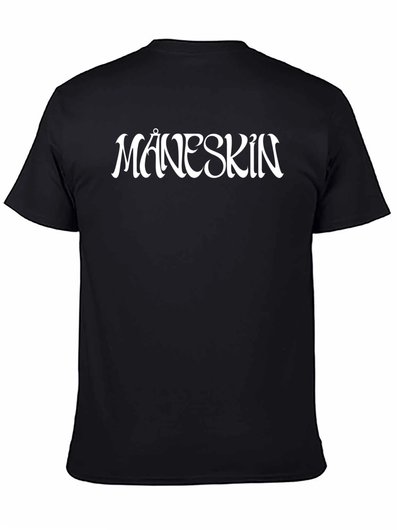Maneskin Band Graphic Tee - Black Cotton T-Shirt