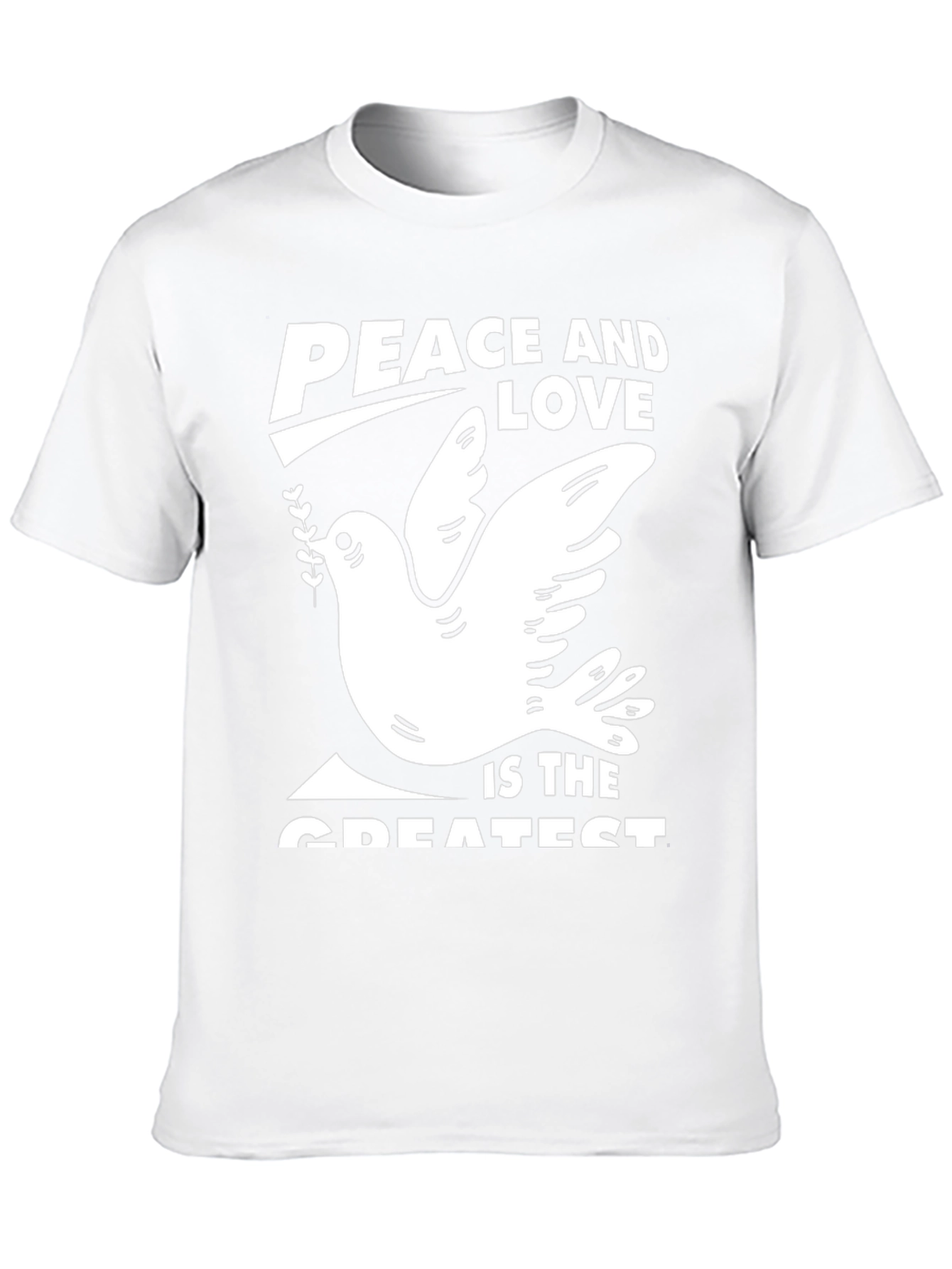 Peace & Love Dove Graphic Tee - Black T-Shirt