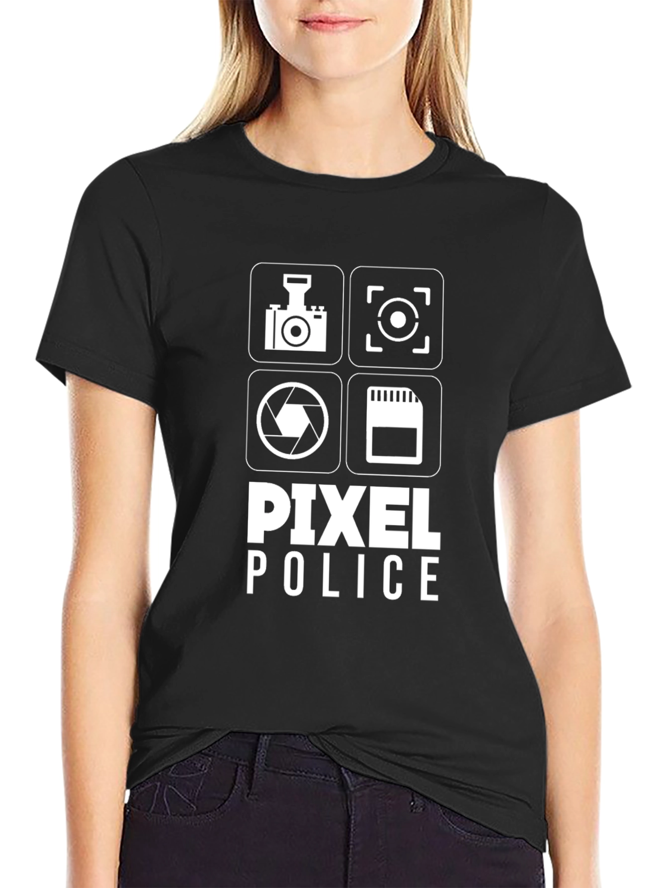 Pixel Police Graphic T-Shirt