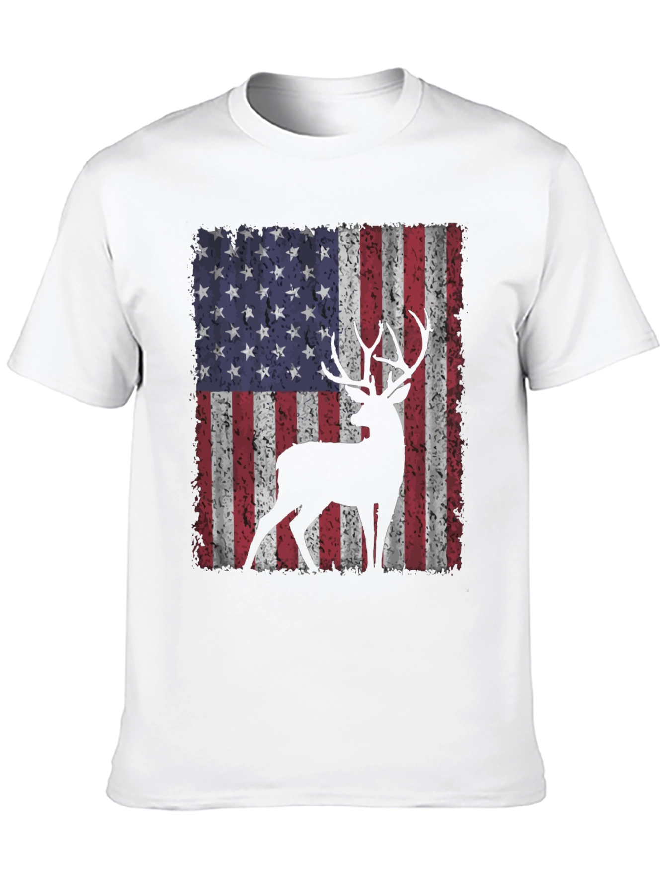 American Flag Deer Graphic Tee