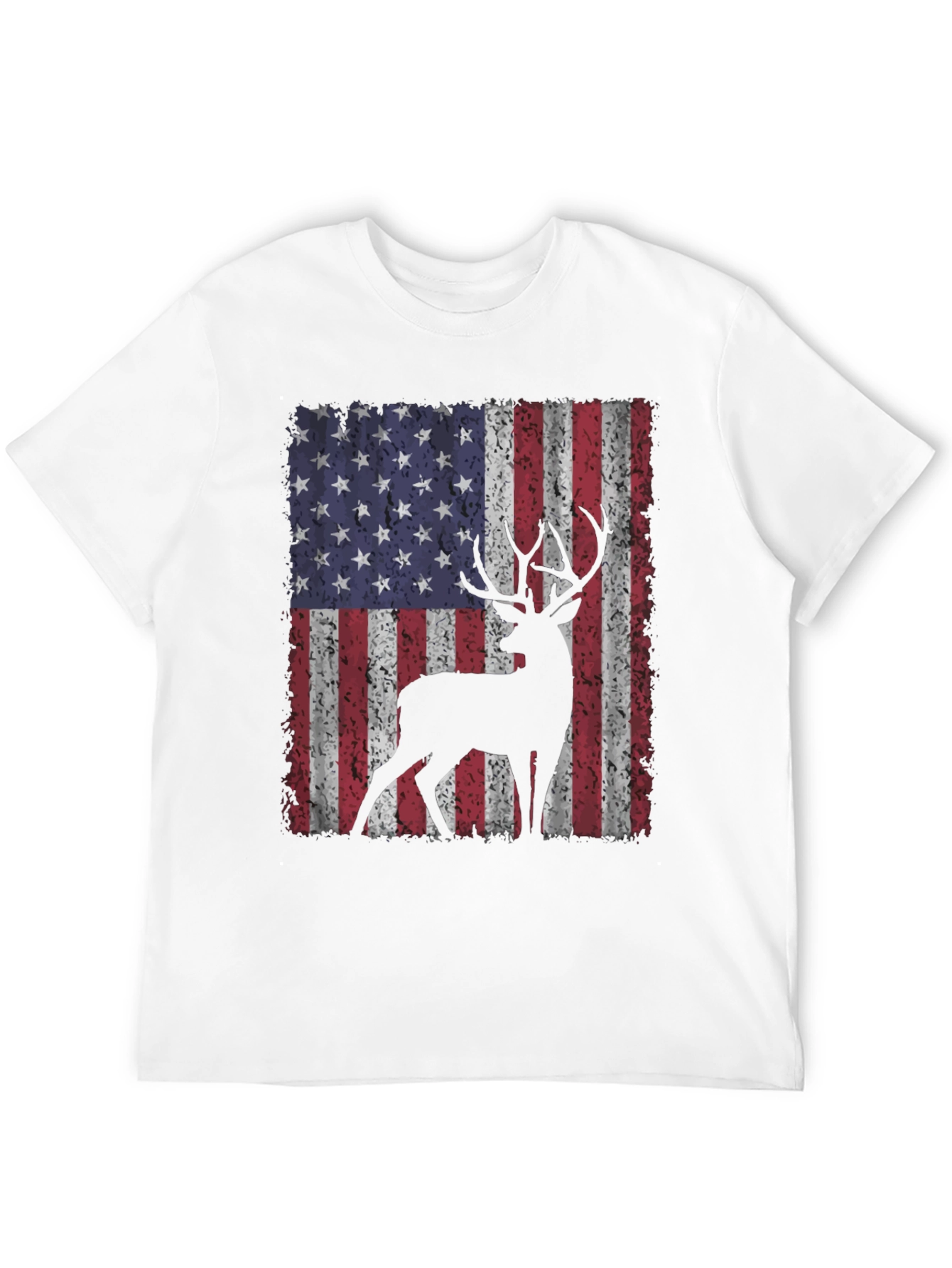 American Flag Deer Graphic Tee
