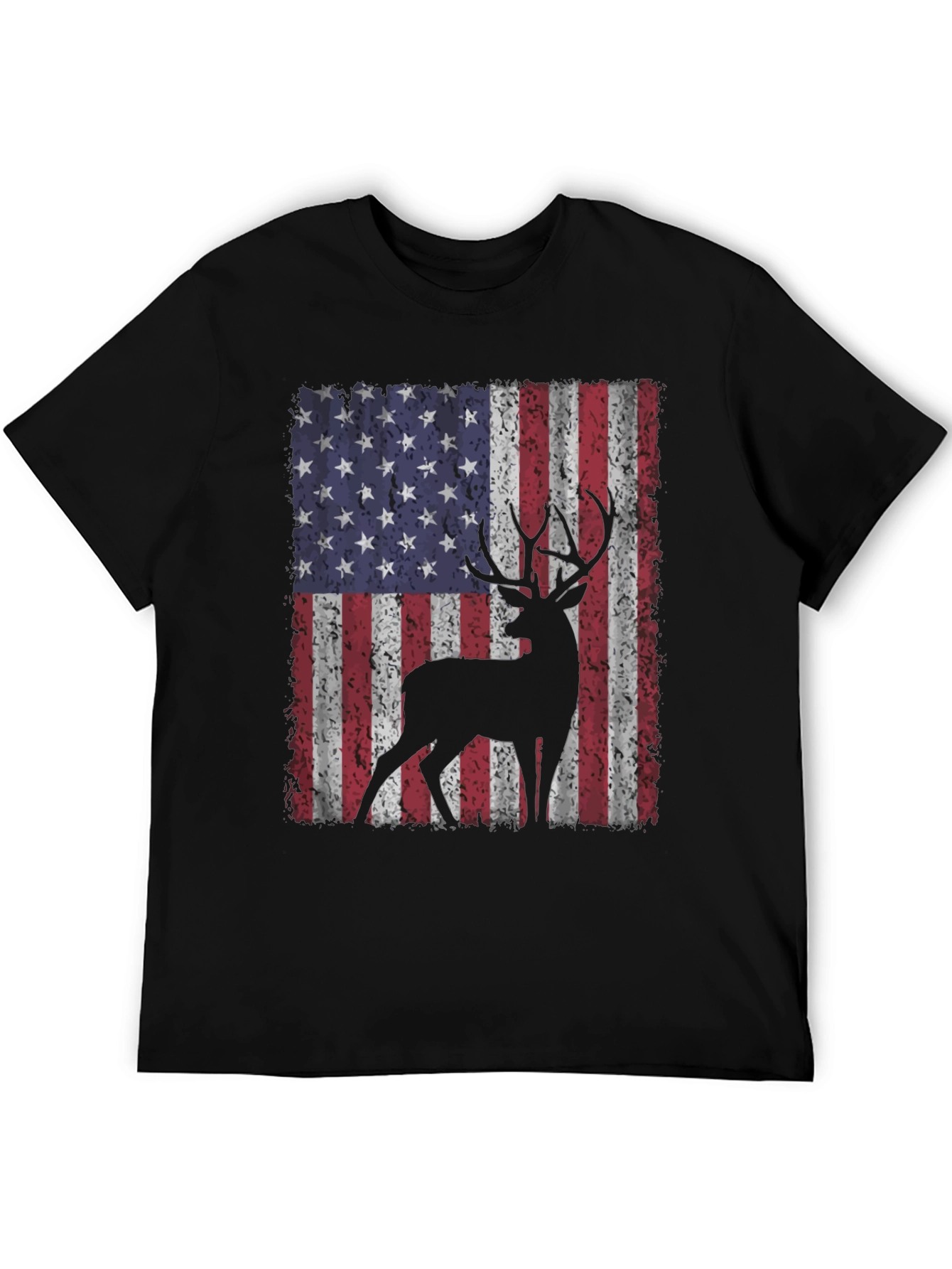 American Flag Deer Graphic Tee