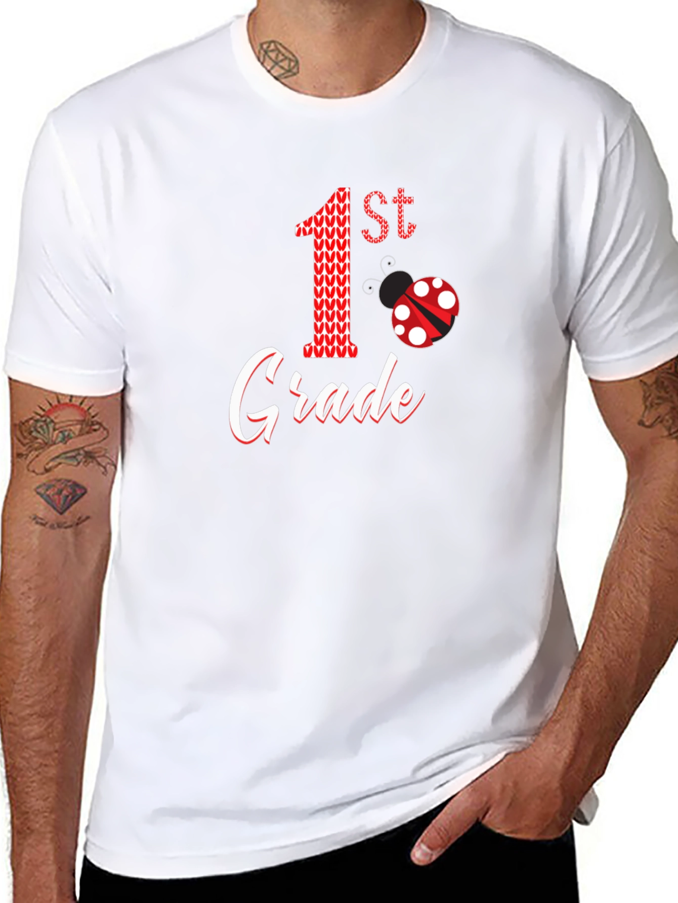 1st Grade Ladybug T-Shirt - Back to School