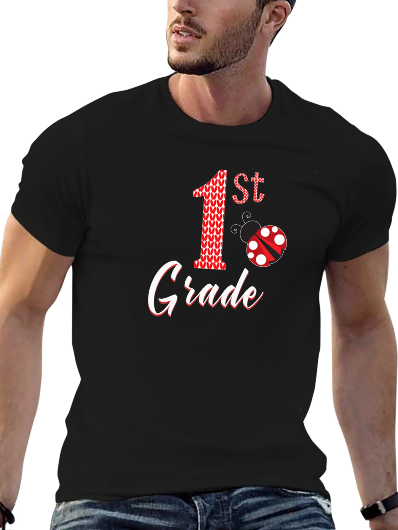 1st Grade Ladybug T-Shirt - Back to School