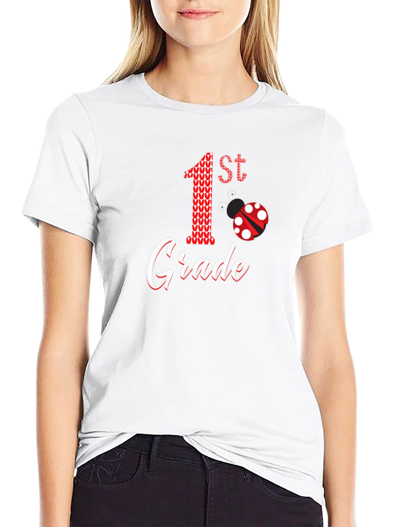 1st Grade Ladybug T-Shirt - Back to School