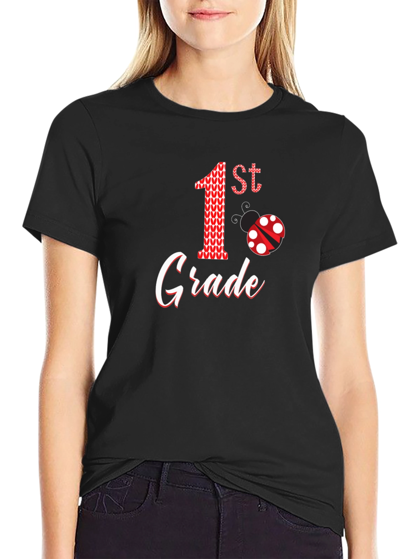 1st Grade Ladybug T-Shirt - Back to School