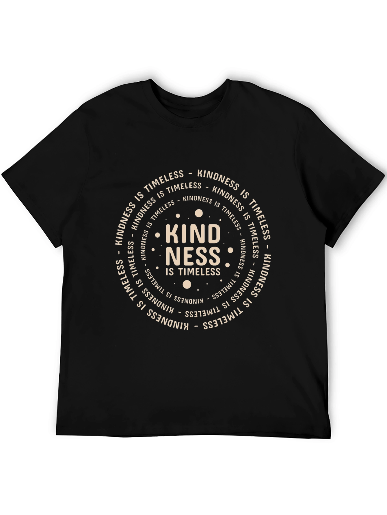 Kindness is Timeless Black Graphic Tee