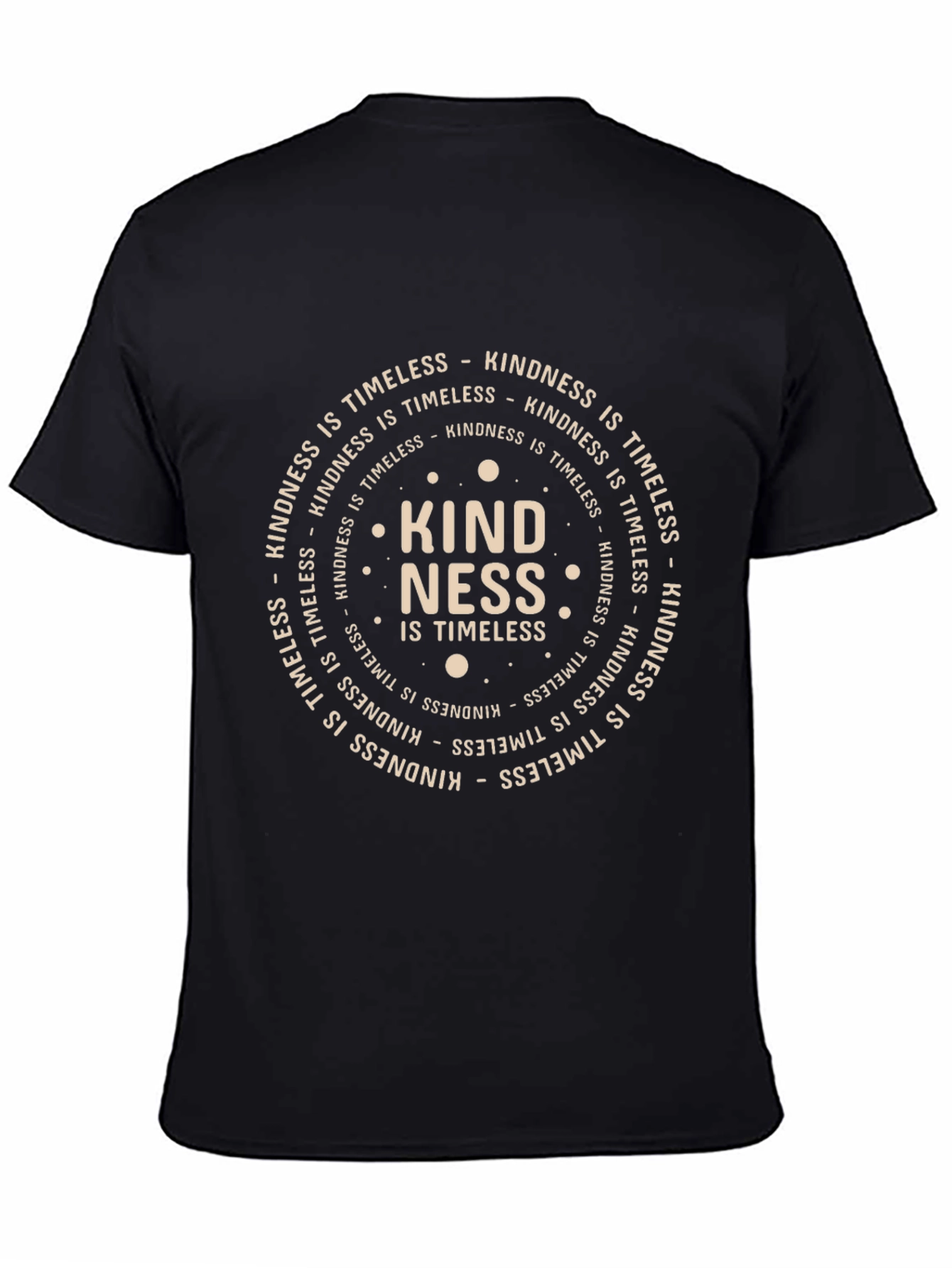 Kindness is Timeless Black Graphic Tee