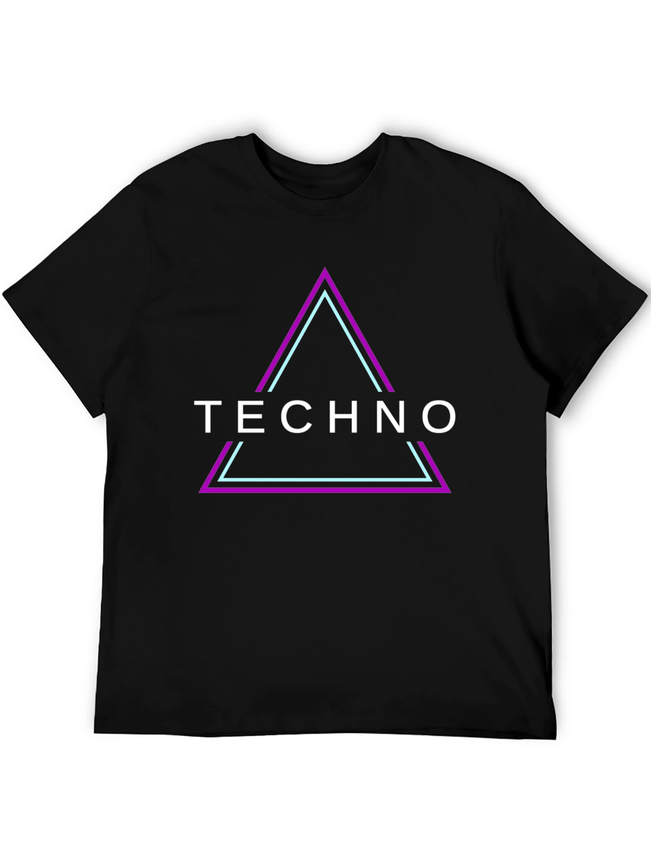 Techno Triangle Graphic T-Shirt