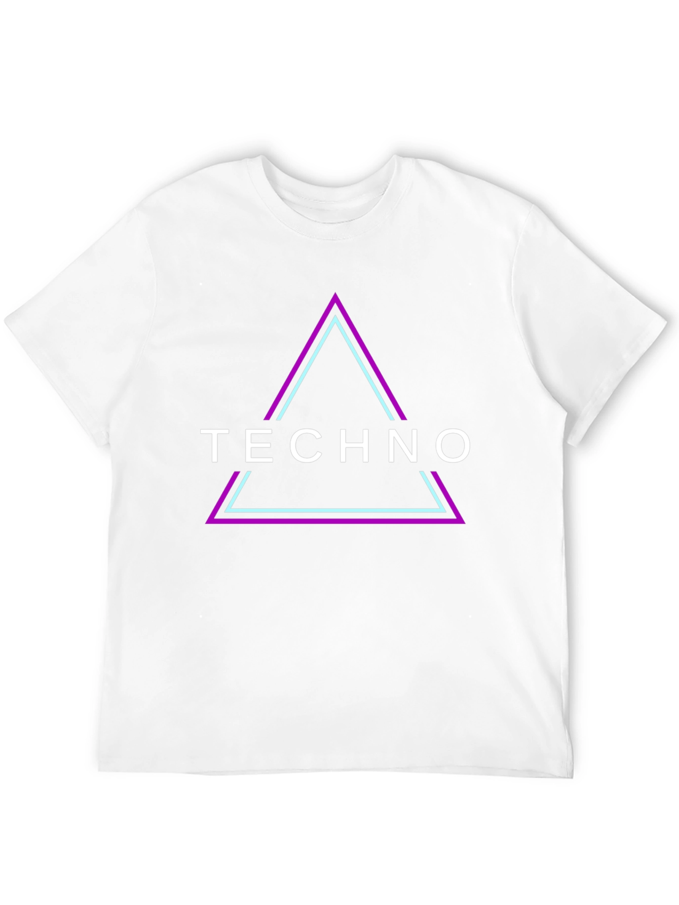 Techno Triangle Graphic T-Shirt