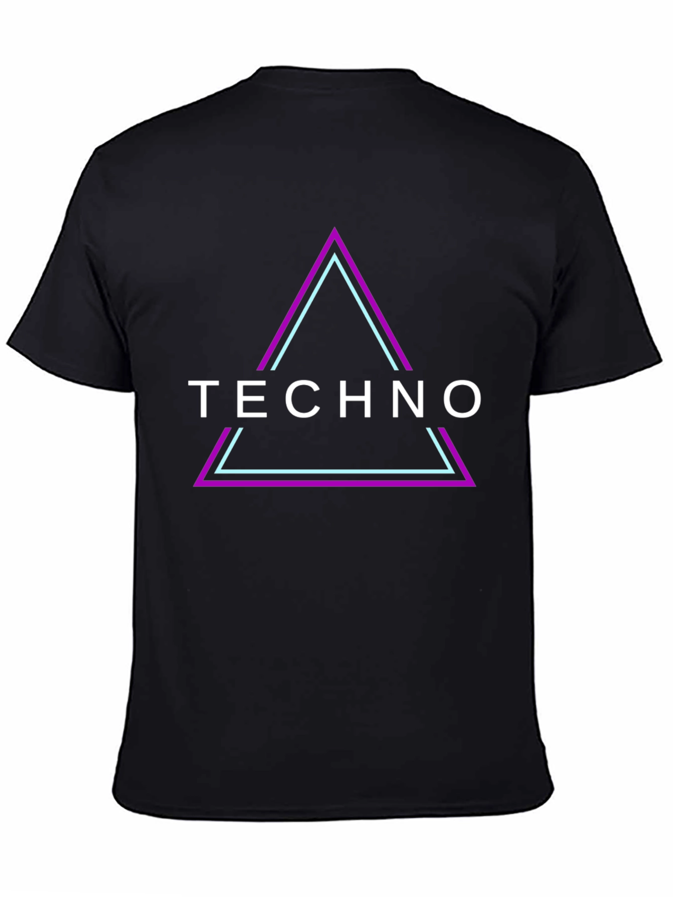 Techno Triangle Graphic T-Shirt