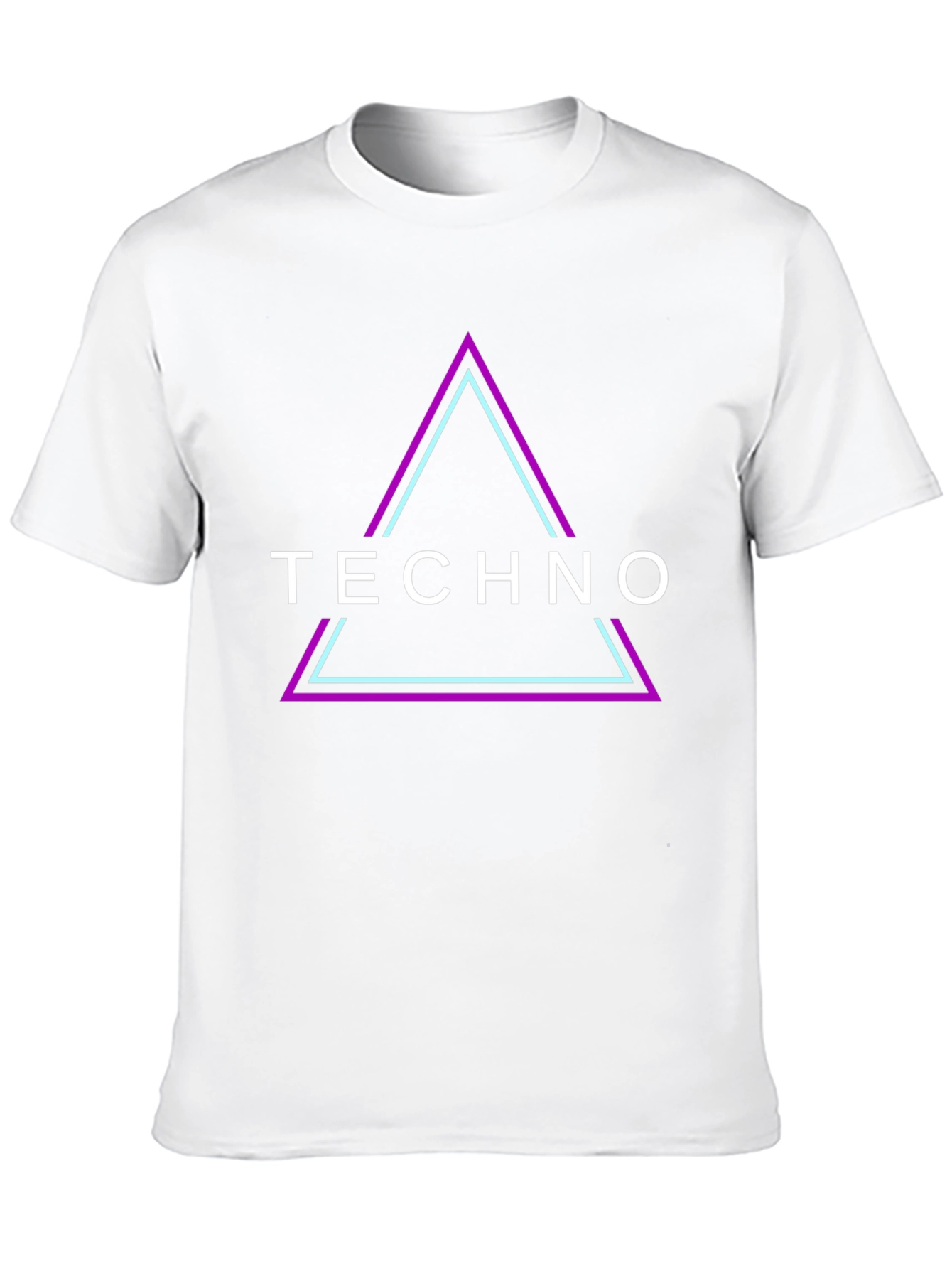 Techno Triangle Graphic T-Shirt