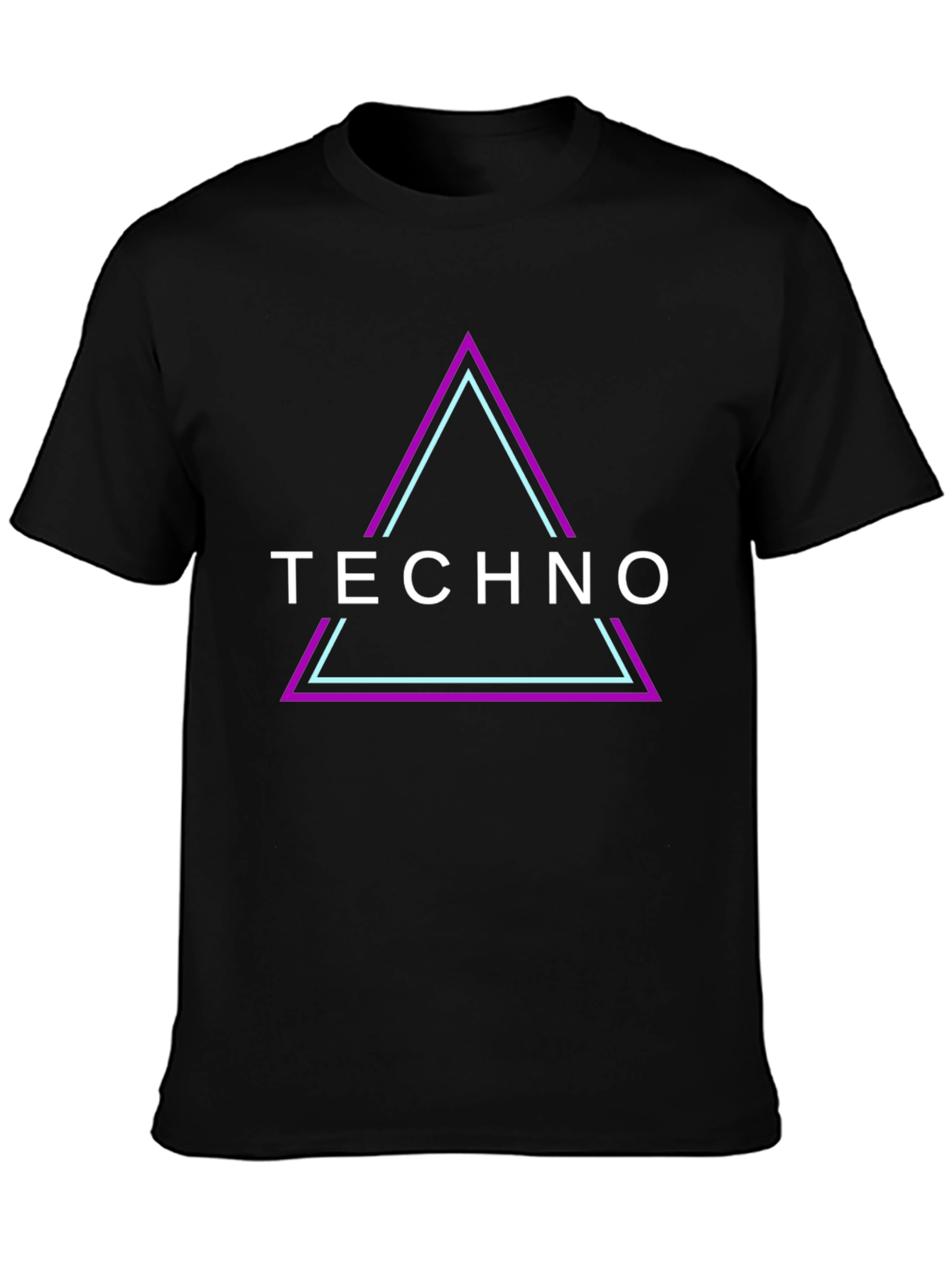 Techno Triangle Graphic T-Shirt