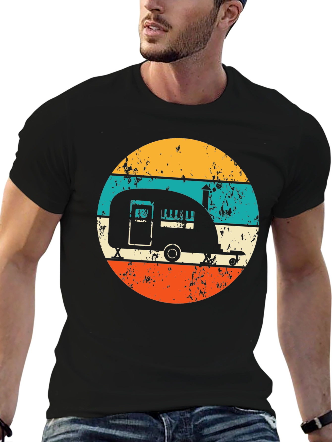 Retro Camper Graphic T-Shirt