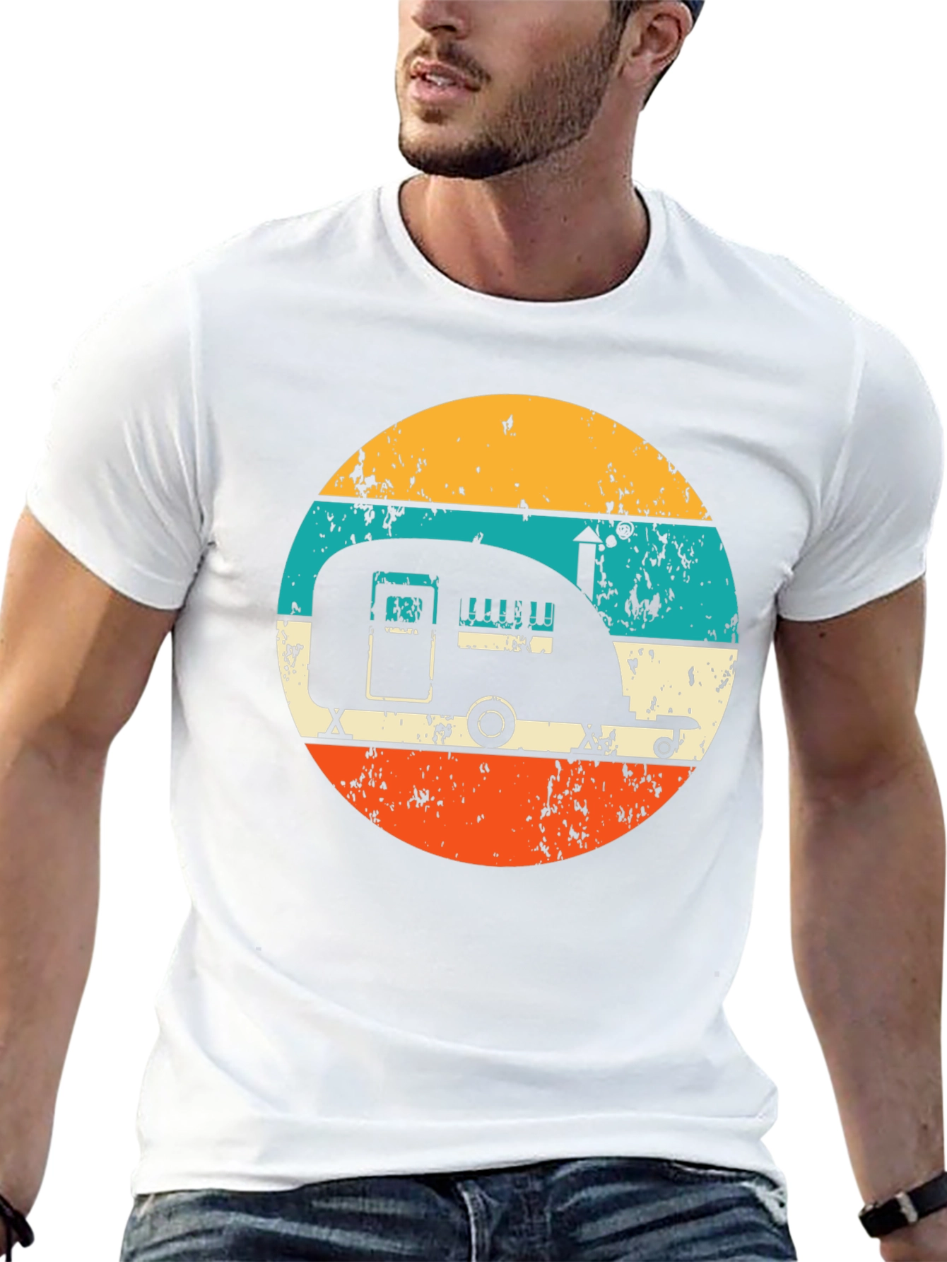 Retro Camper Graphic T-Shirt