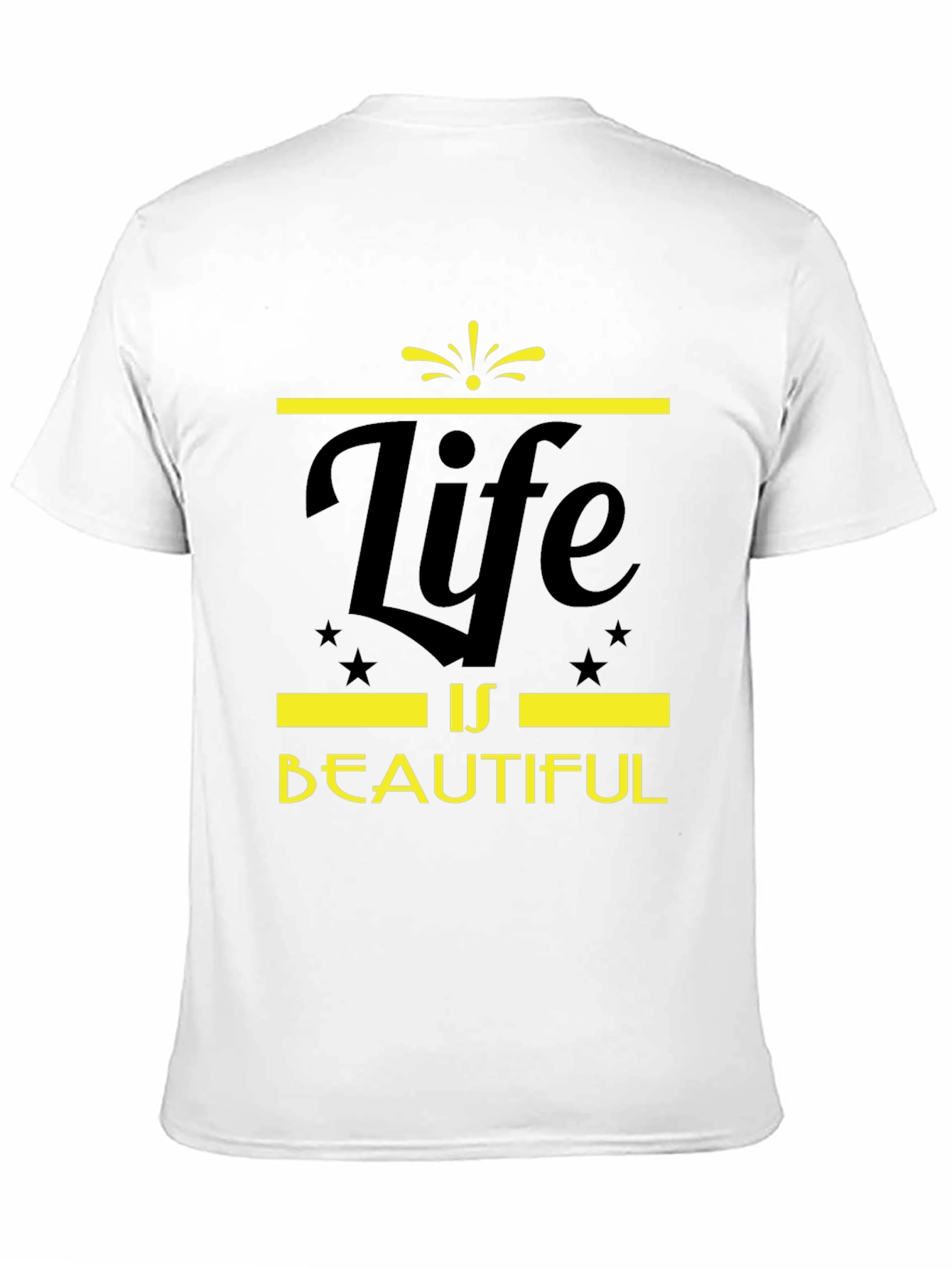 Life is Beautiful Graphic Tee - Black