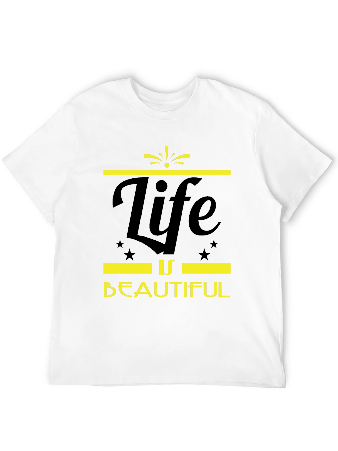 Life is Beautiful Graphic Tee - Black