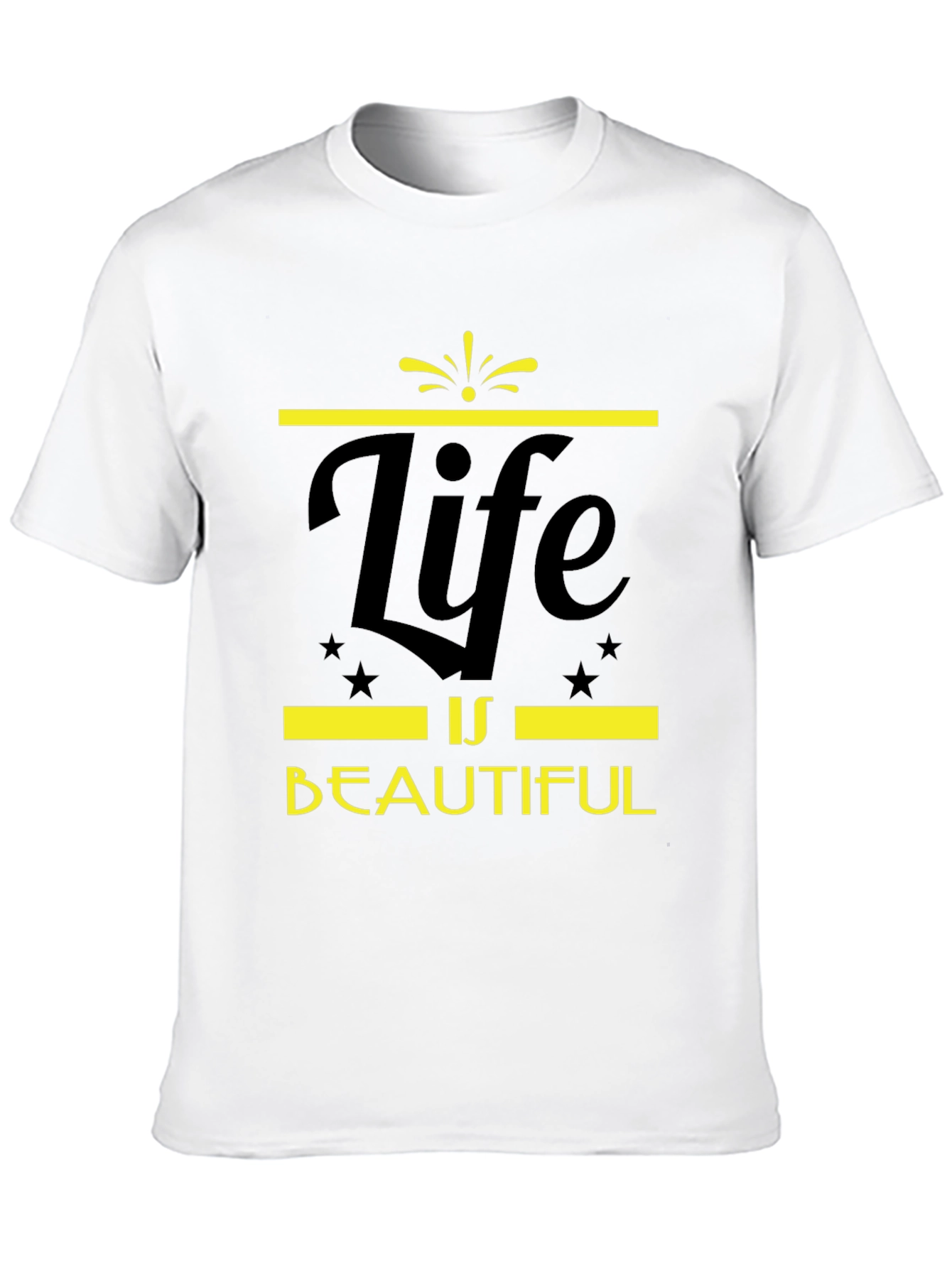 Life is Beautiful Graphic Tee - Black
