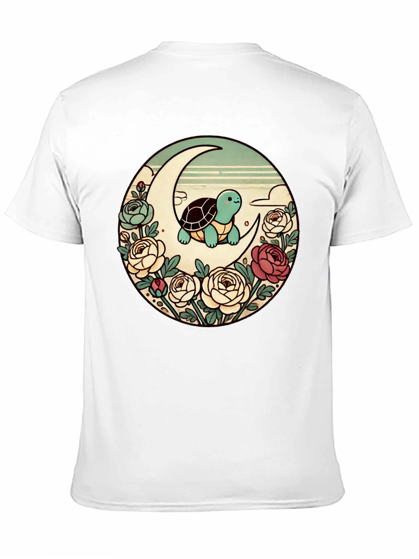 Turtle on the Moon Graphic Tee
