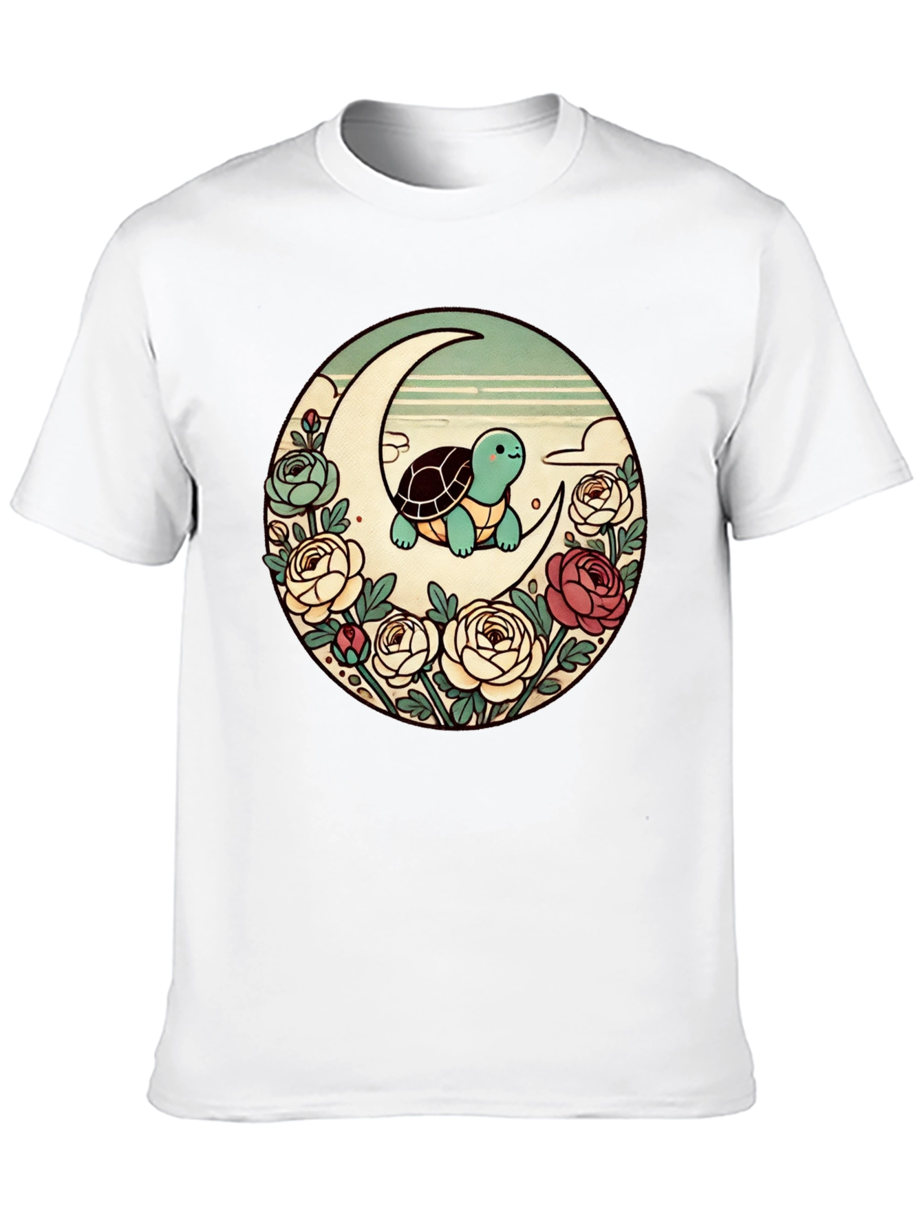 Turtle on the Moon Graphic Tee