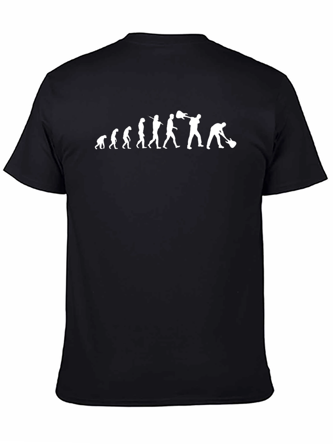 Evolution of Rock: Black Graphic Tee