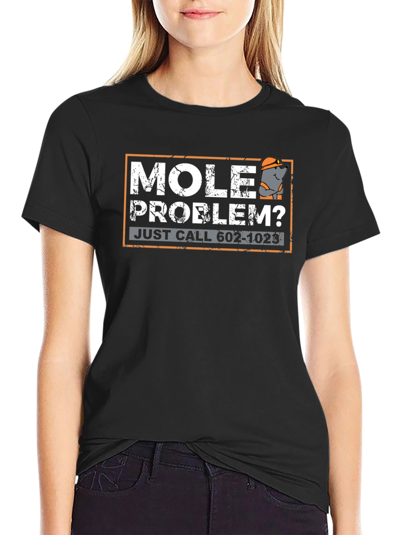 Mole Problem? Funny Pest Control T-Shirt