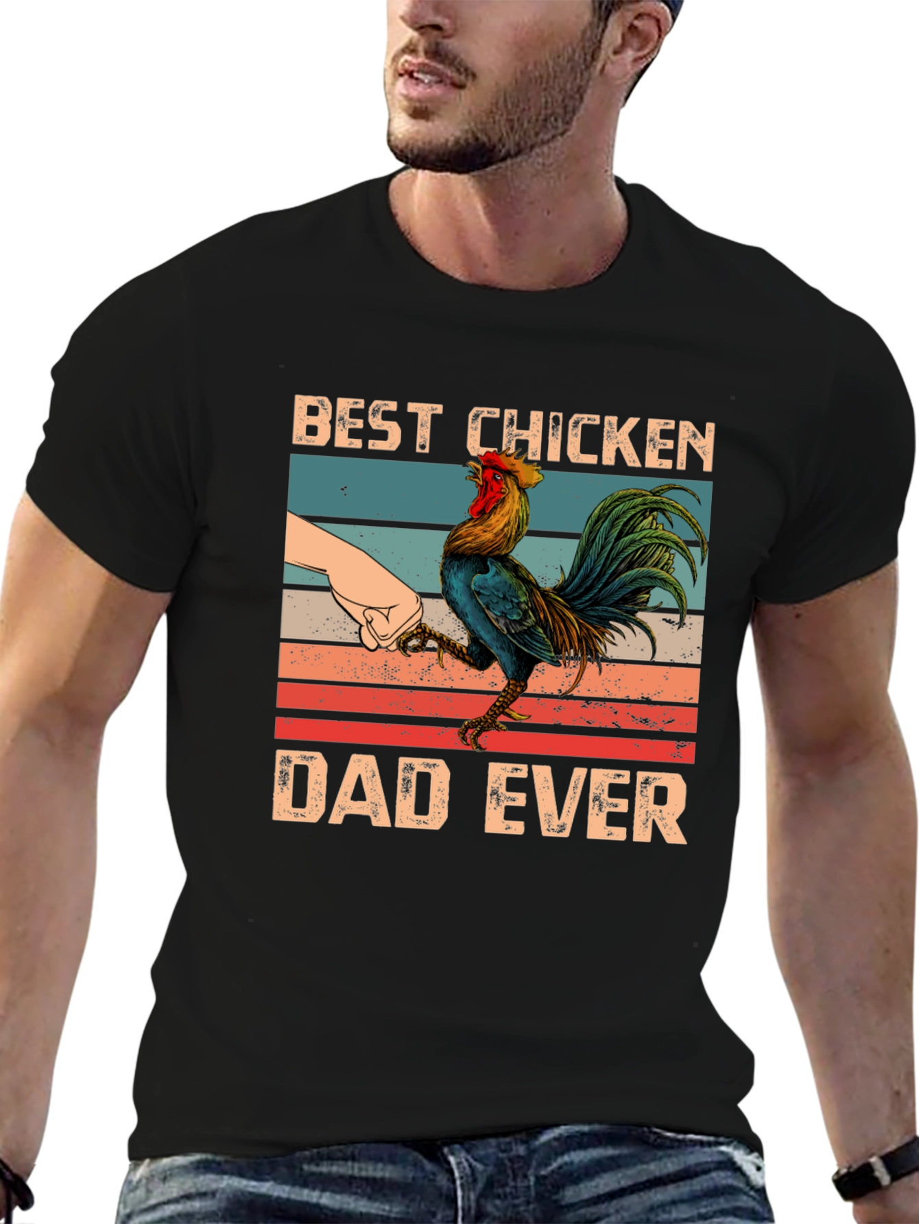 Best Chicken Dad Ever T-Shirt