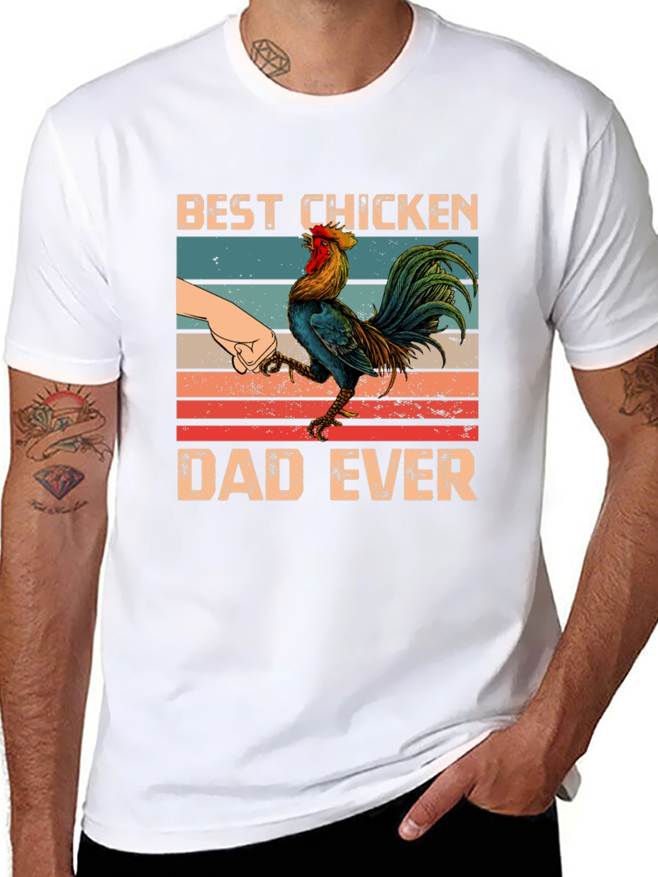 Best Chicken Dad Ever T-Shirt