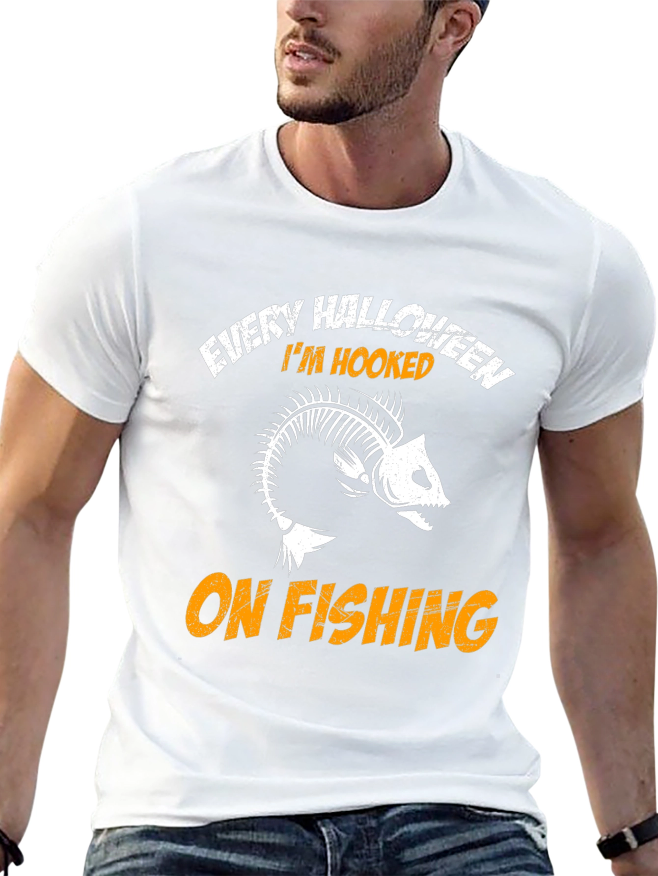 Every Halloween Im Hooked On Fishing T-Shirt