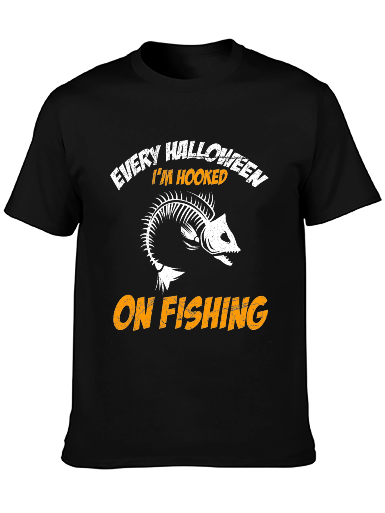 Every Halloween Im Hooked On Fishing T-Shirt