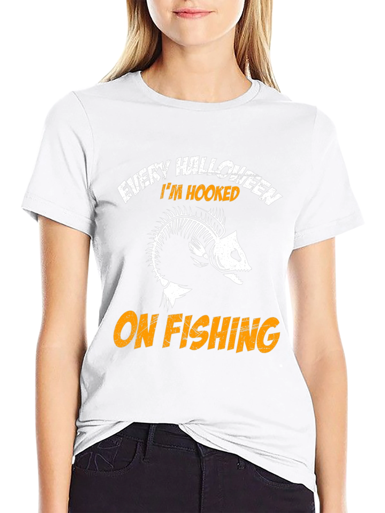 Every Halloween Im Hooked On Fishing T-Shirt