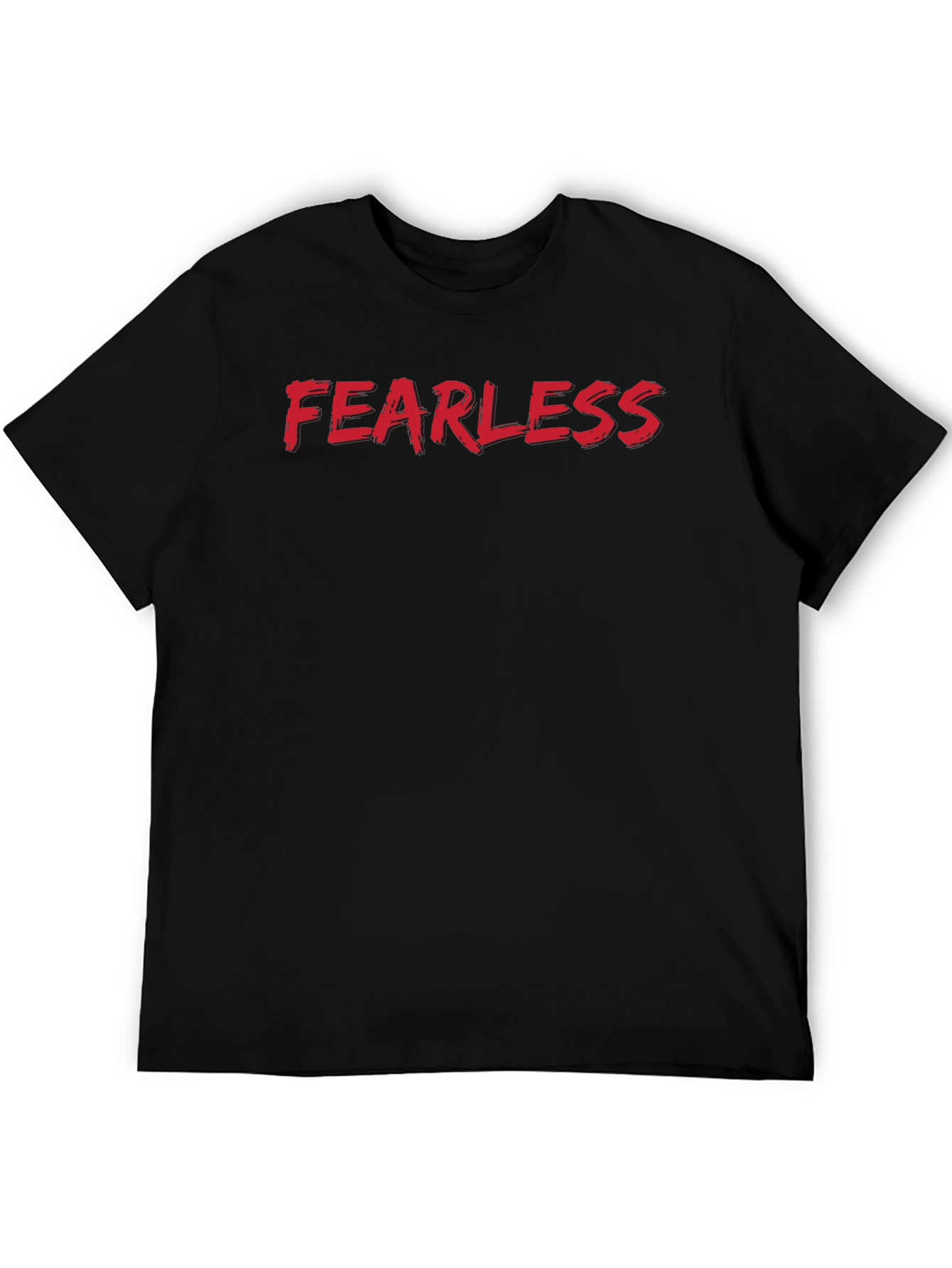 Fearless Graphic Tee - Black Casual Shirt