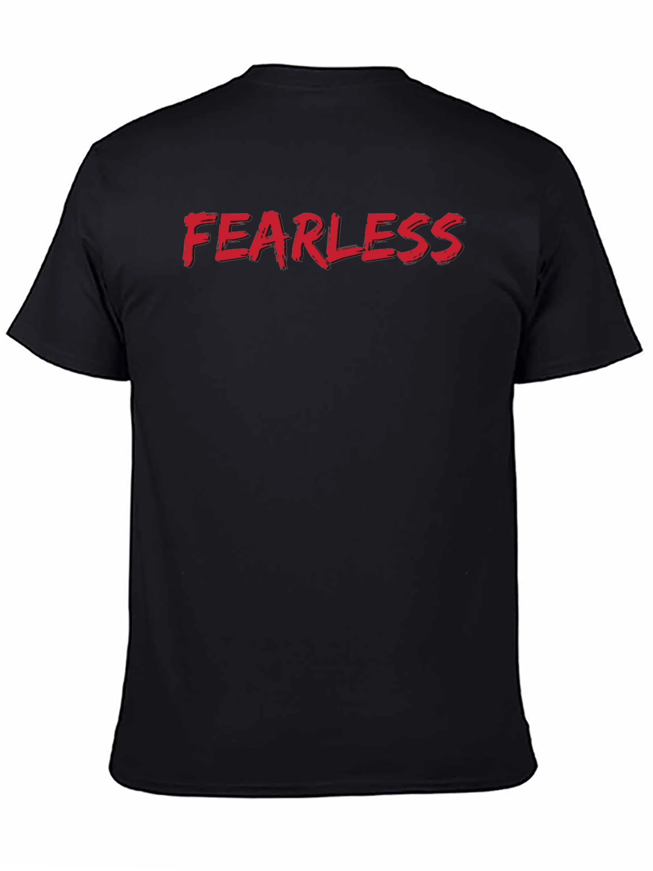 Fearless Graphic Tee - Black Casual Shirt