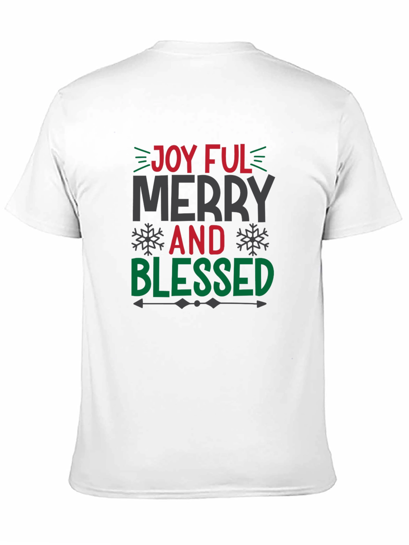 Joyful Merry and Blessed Christmas T-Shirt