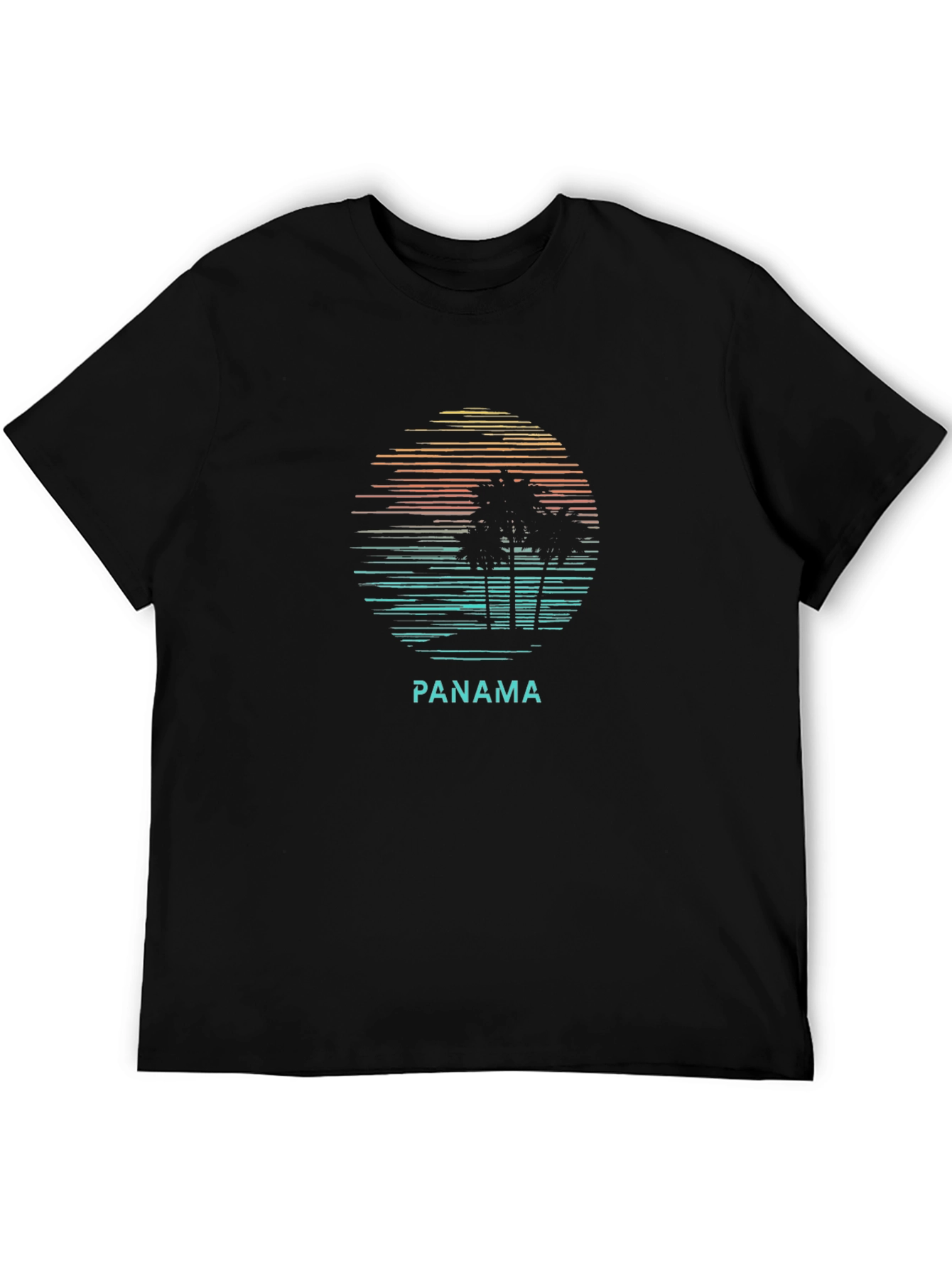 Retro Panama Palm Tree T-Shirt