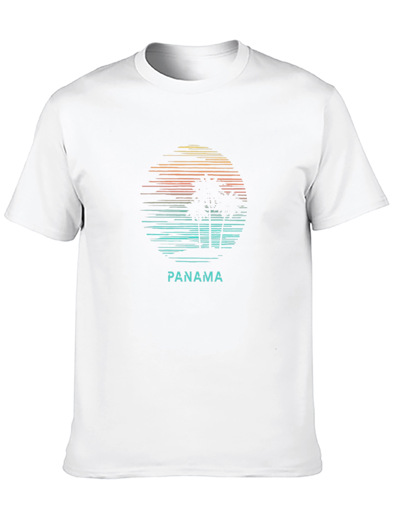 Retro Panama Palm Tree T-Shirt