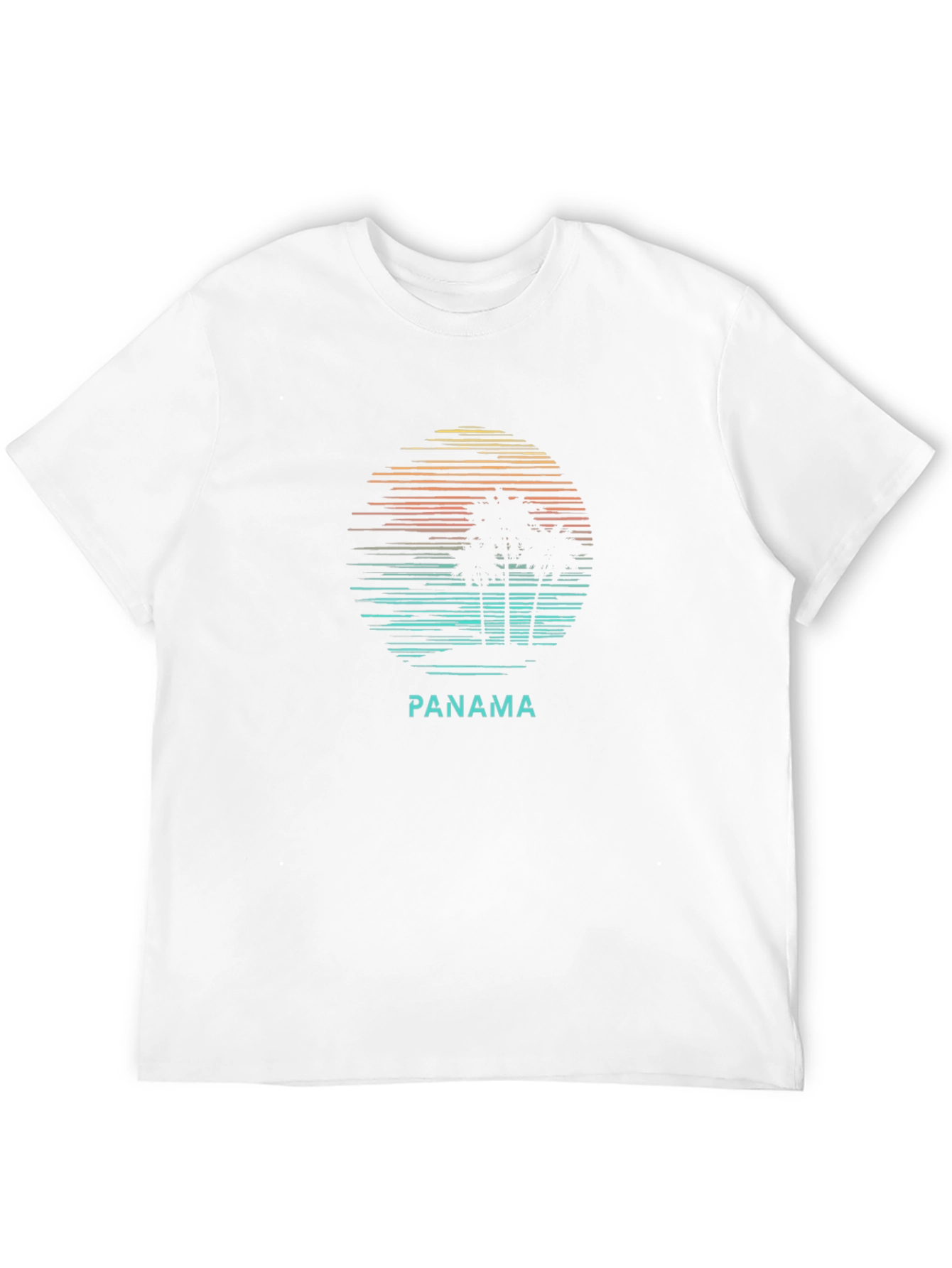Retro Panama Palm Tree T-Shirt
