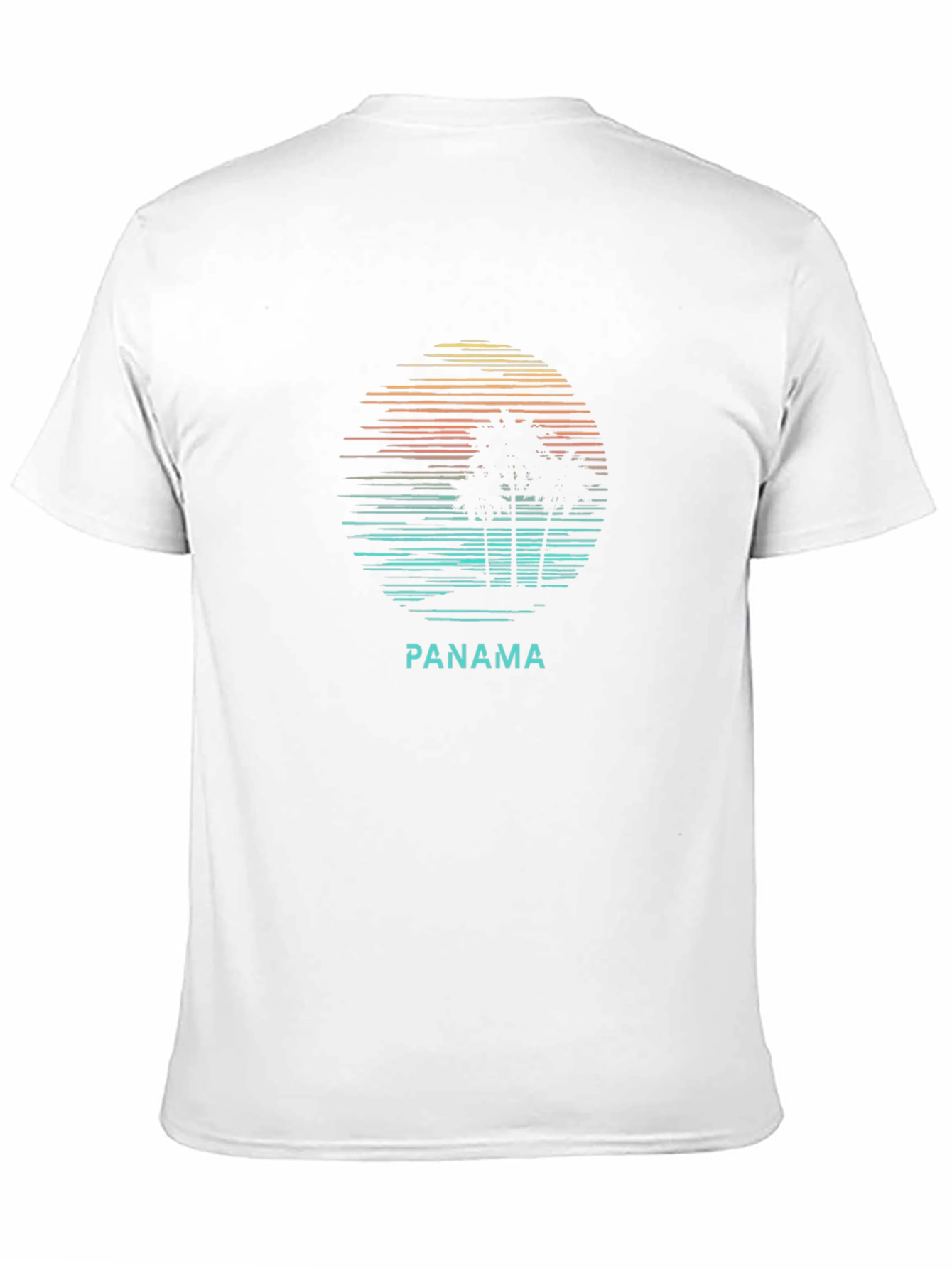 Retro Panama Palm Tree T-Shirt