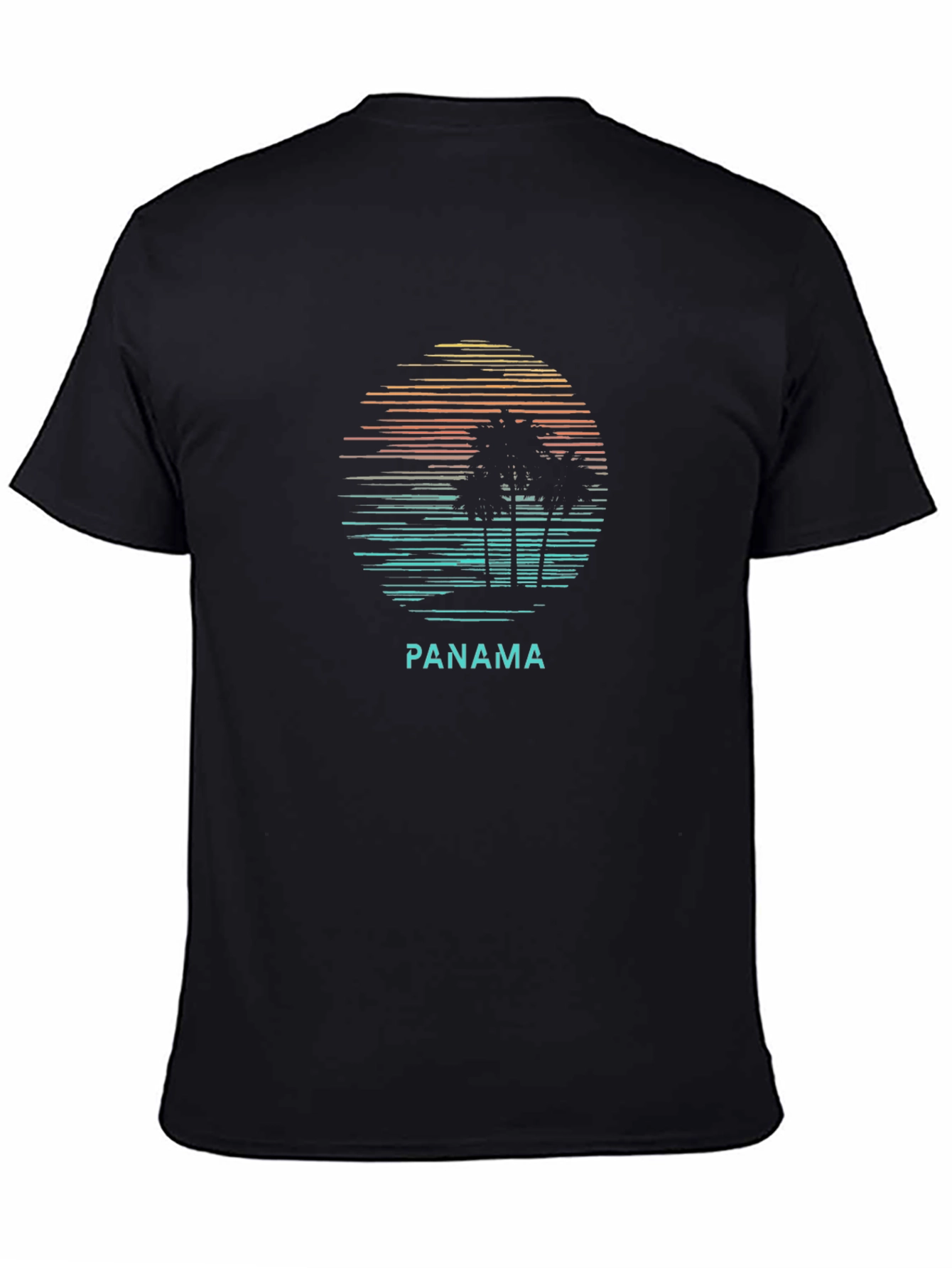 Retro Panama Palm Tree T-Shirt